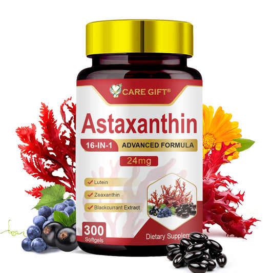 CARE GIFT Astaxanthin Supplements 24mg Softgel 300