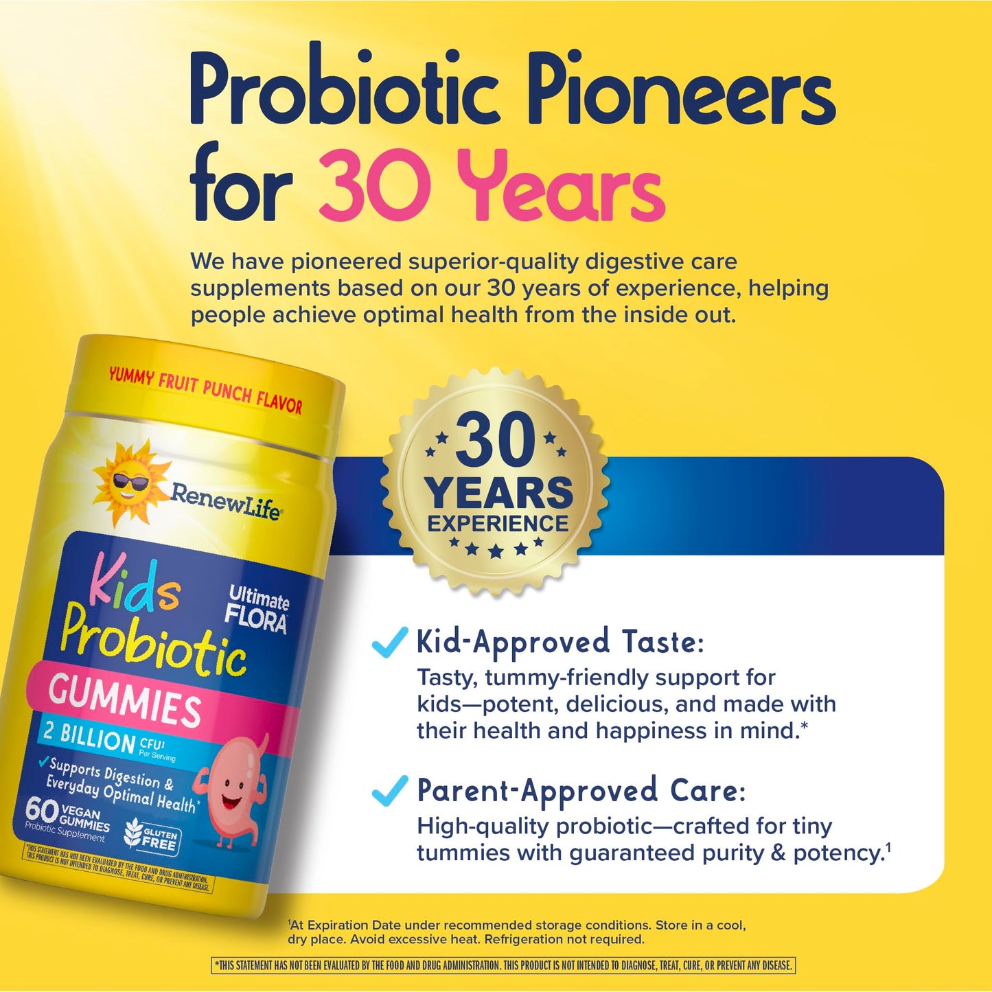 Renew Life Kids Probiotic Gummies 60 Count