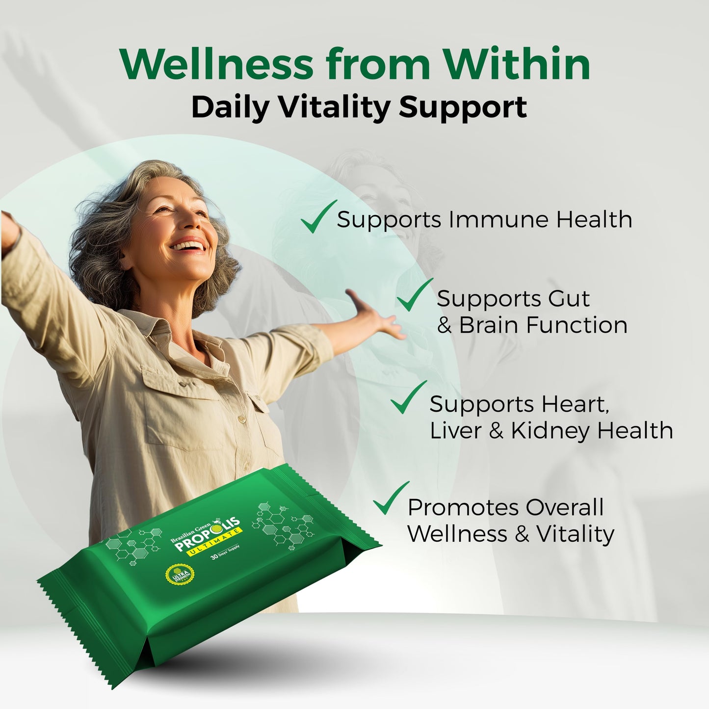 LABO Nutrition Brazilian Green Propolis Ultimate Capsules 180 Count