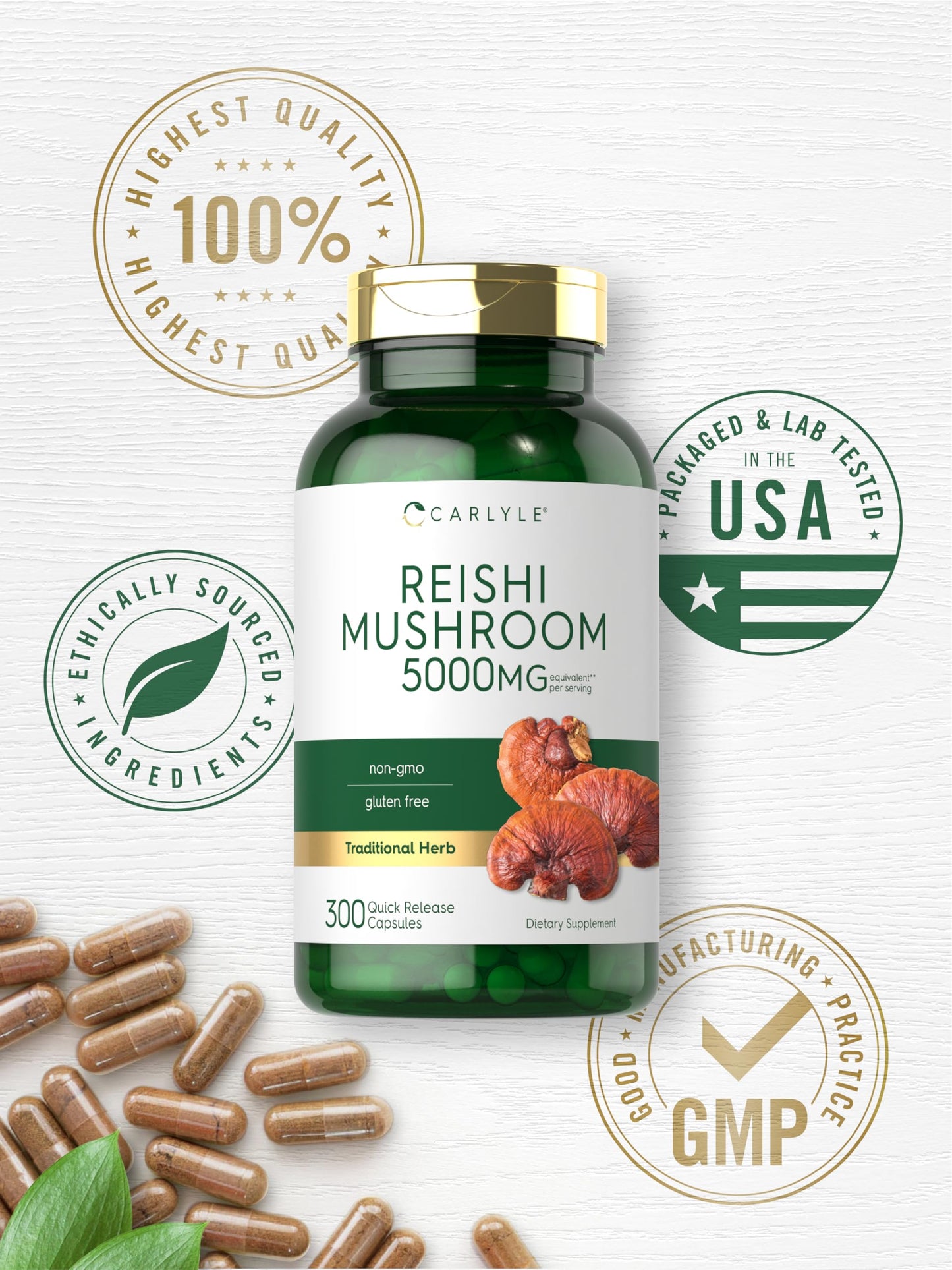 Carlyle Reishi Mushroom Capsule 300