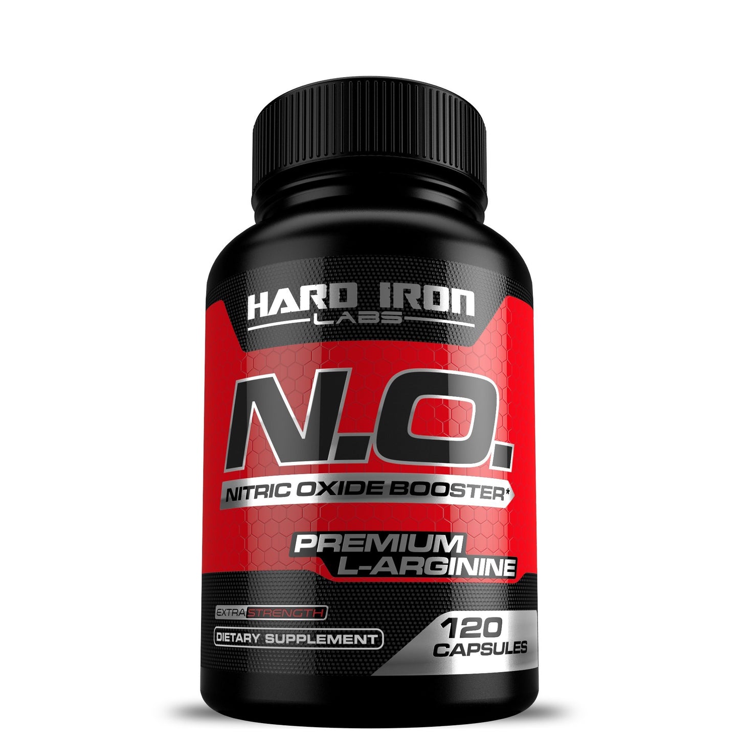Hard Iron Labs N.O. Nitric Oxide Booster Capsule, 120 Capsules