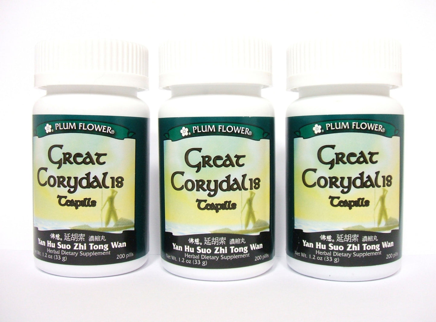 Corydalis Teapills Yan Hu Suo Zhi Tong Wan Tablet, 3-Pack