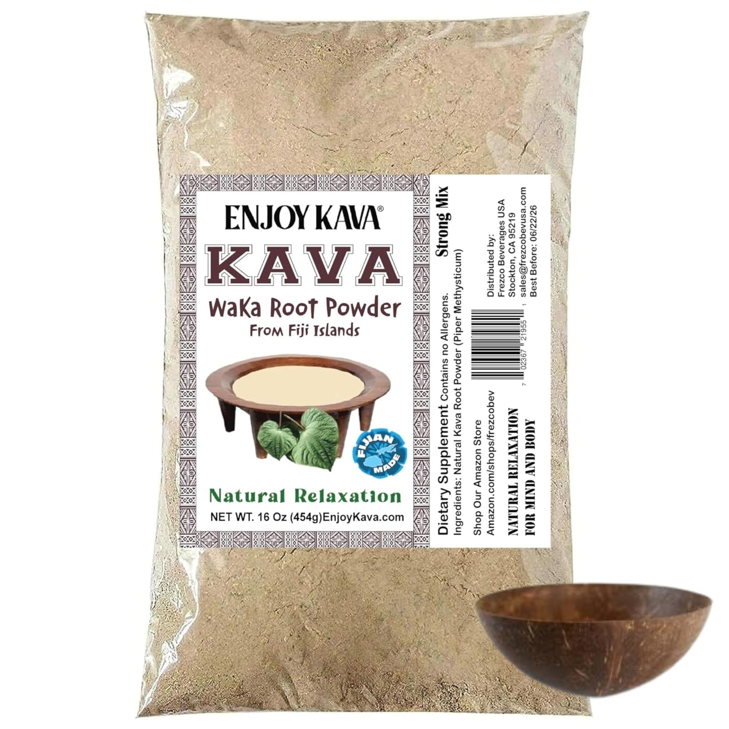Enjoy Kava Noble Waka Powder 16 oz