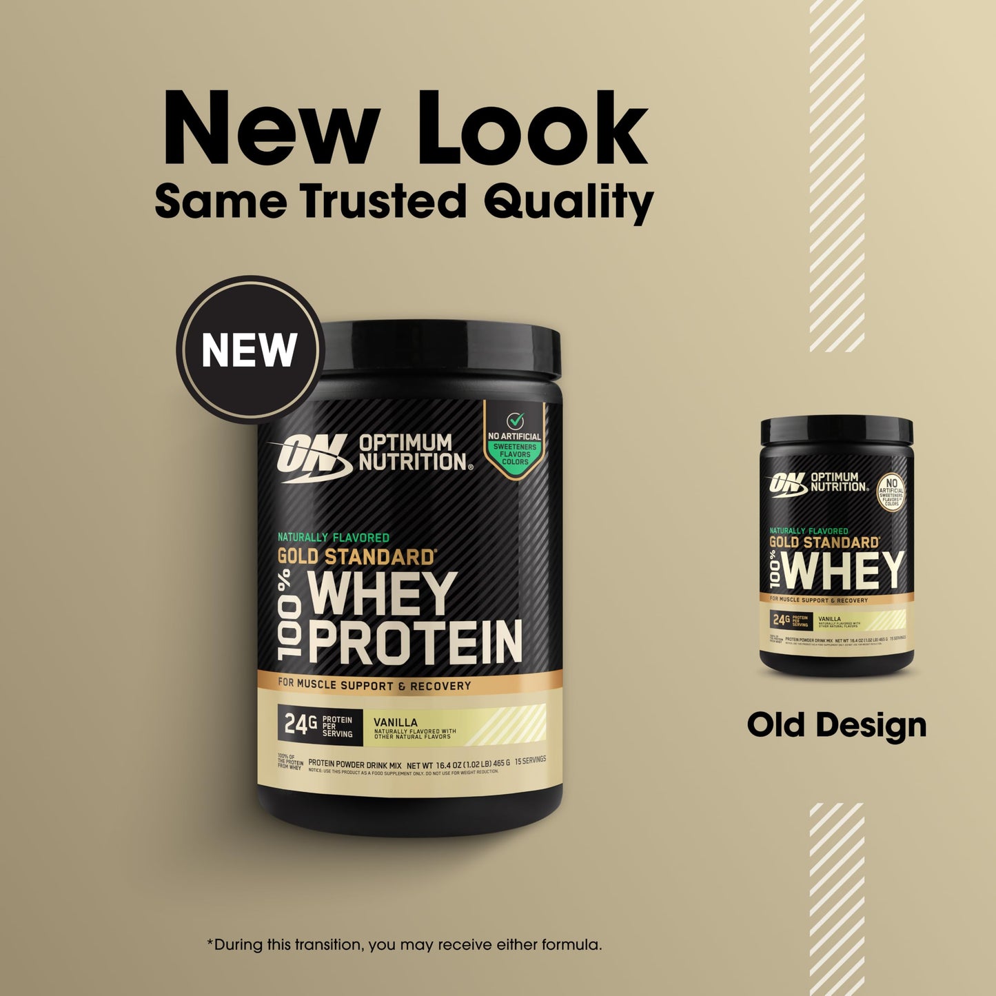 Optimum Nutrition Gold Standard Whey Protein Powder, Vanilla, 1 Pound (Pack of 1)