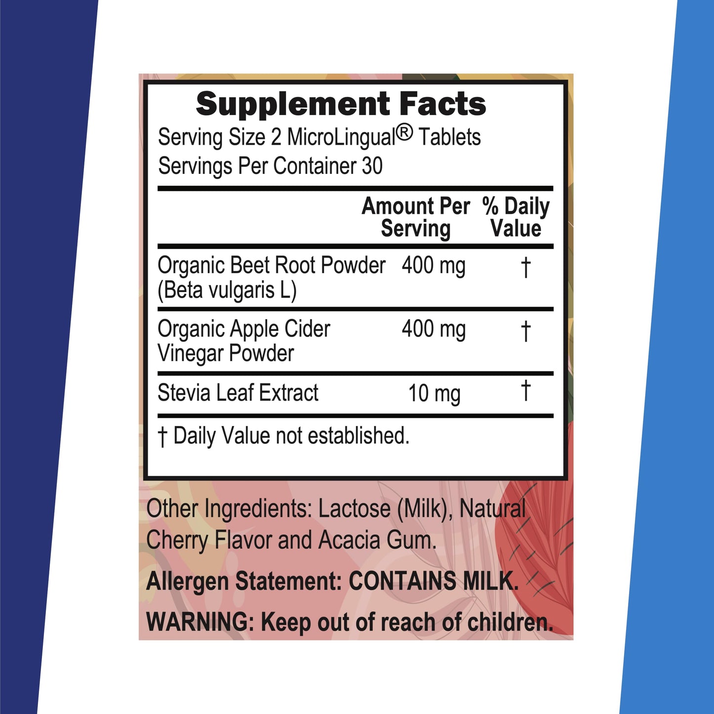 Superior Source Beet Root & Apple Cider Vinegar Clean Melts Premium Energy Supplement & Nitric Oxide Booster Organic, Non-GMO & Preservative-Free, 60 Tablets