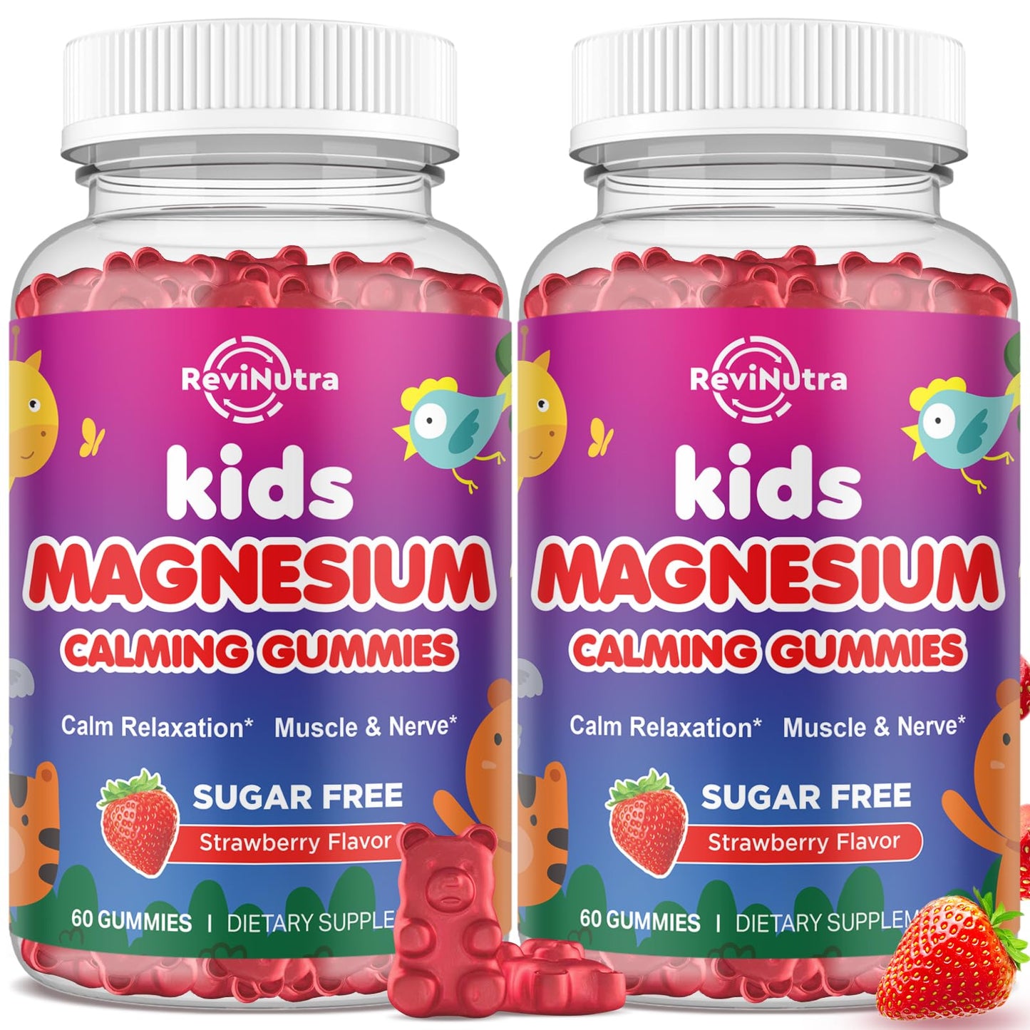 ReviNutra Magnesium Glycinate Gummies, Gummy, 120 Count