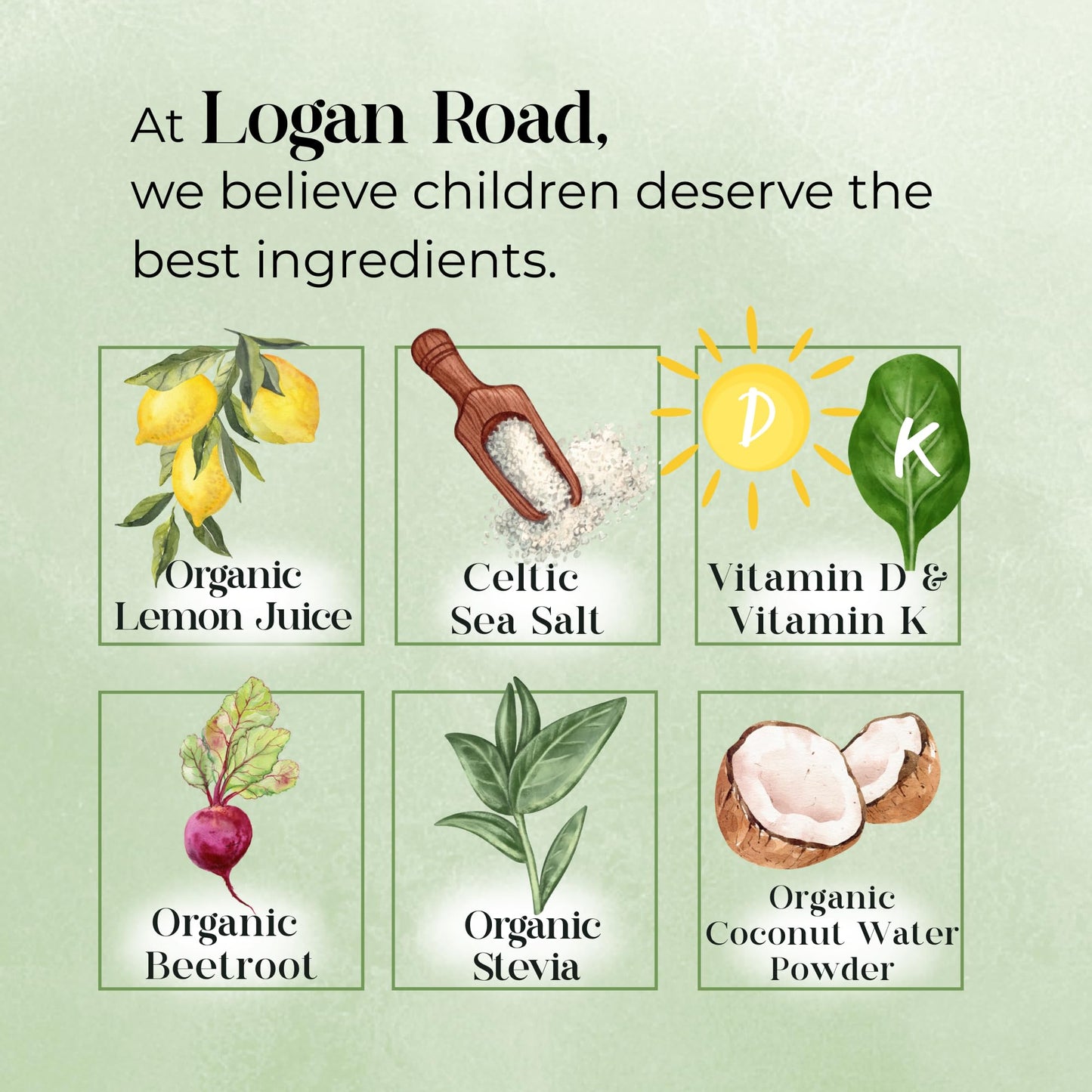 Logan Road Logan-Lyte Kids Electrolytes Powder 7.9 oz