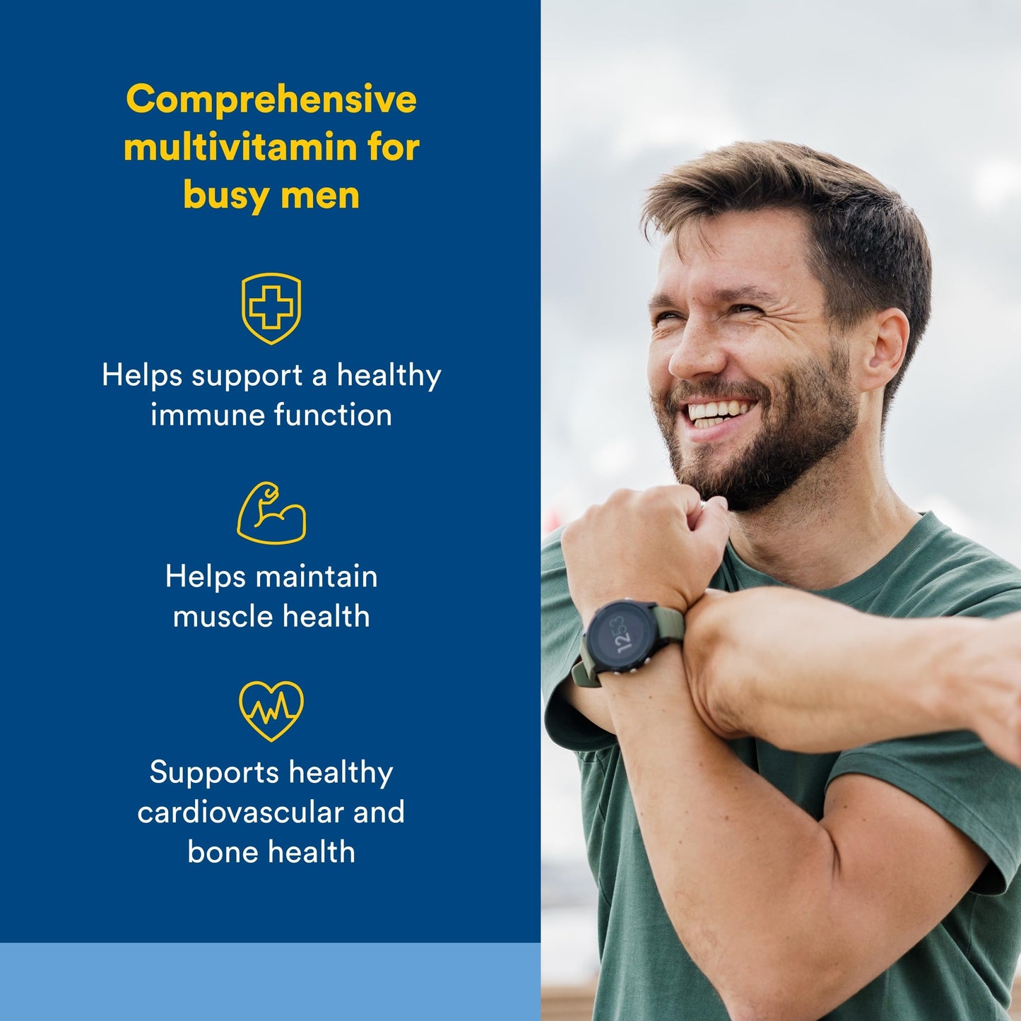 Natural Factors Men's Multivitamin & Mineral, 60 Tablets