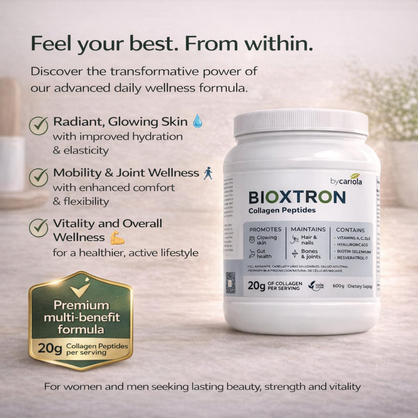 Bioxtron Collagen Peptides Powder 21