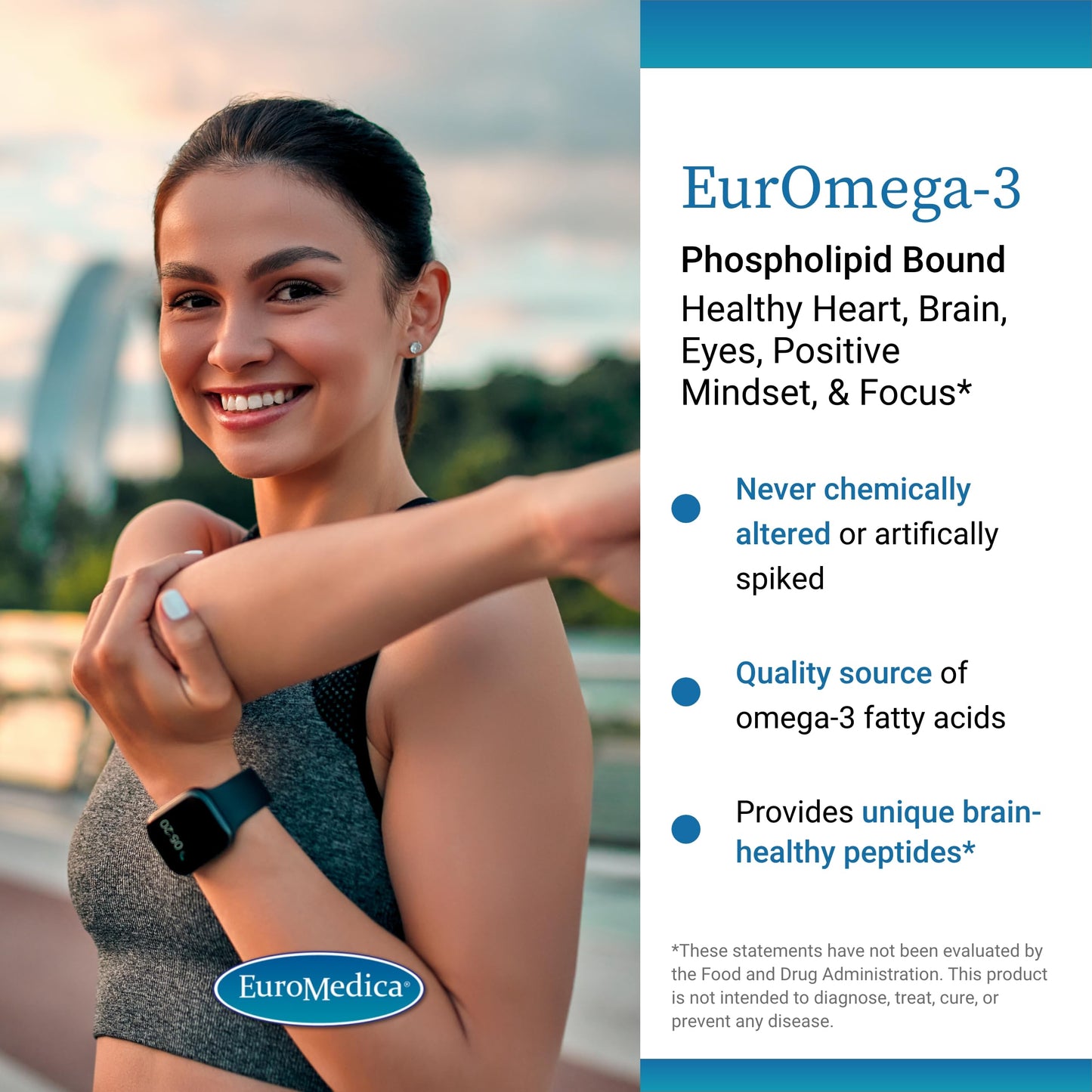 EuroMedica EurOmega Brain & Heart Health 60 Tablets