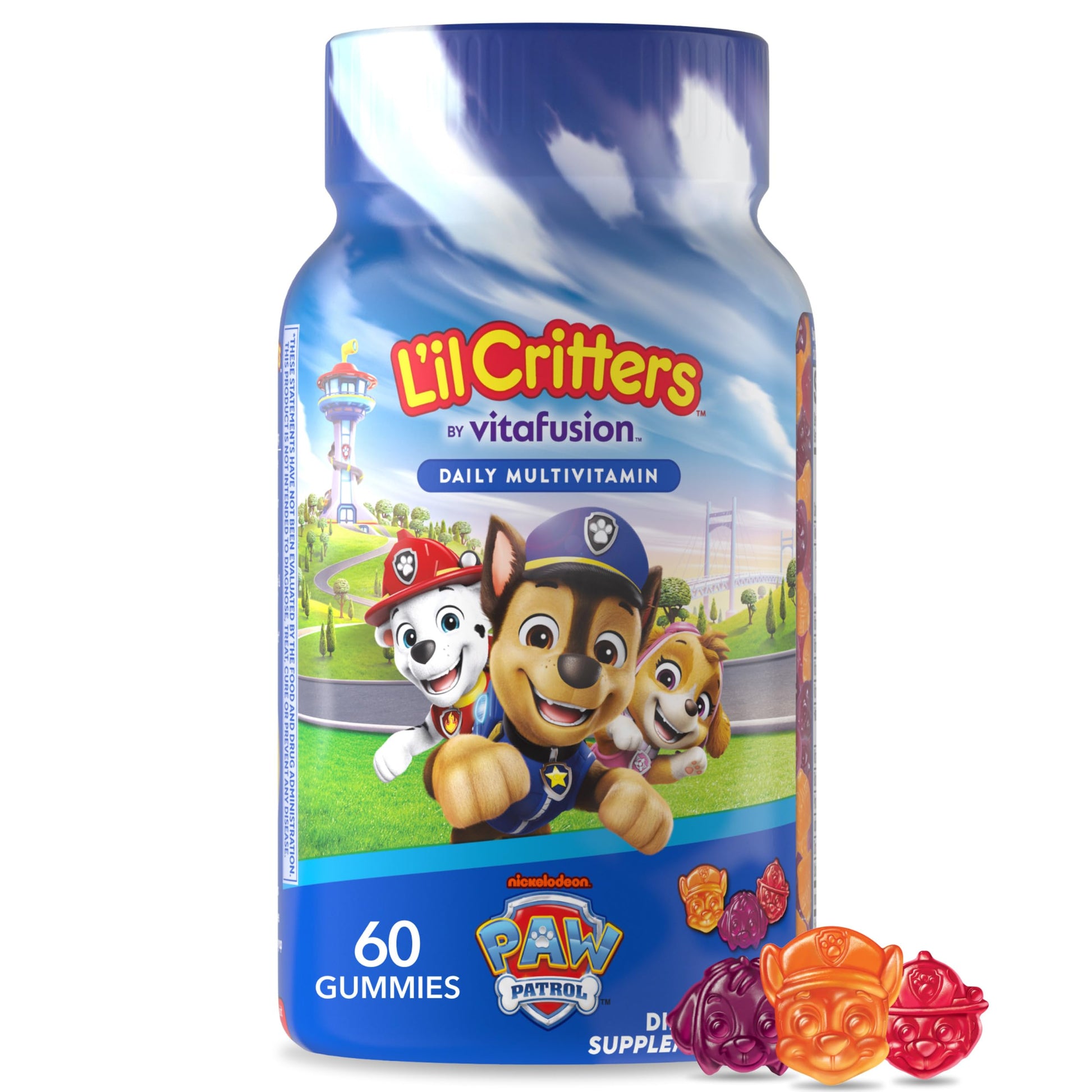 Lil Critters Nickelodeon Paw Patrol Kids Multivitamin Gummies 60 Count