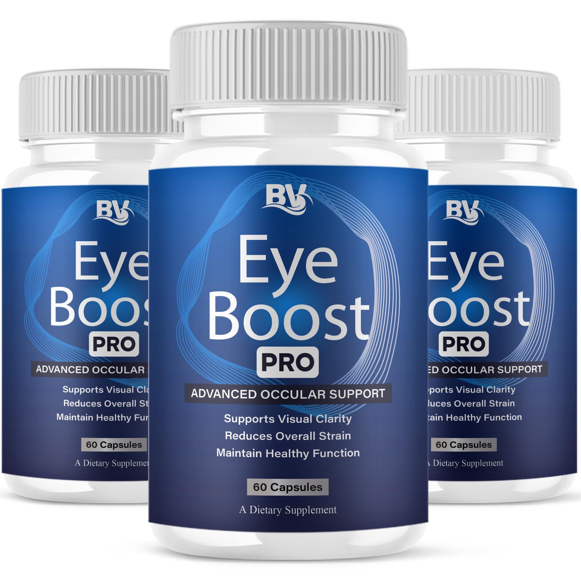 BLUE VIBE Eye Boost Pro Maximum Strength Overall Health & Wellness Support Supplement Capsules, 180 Count