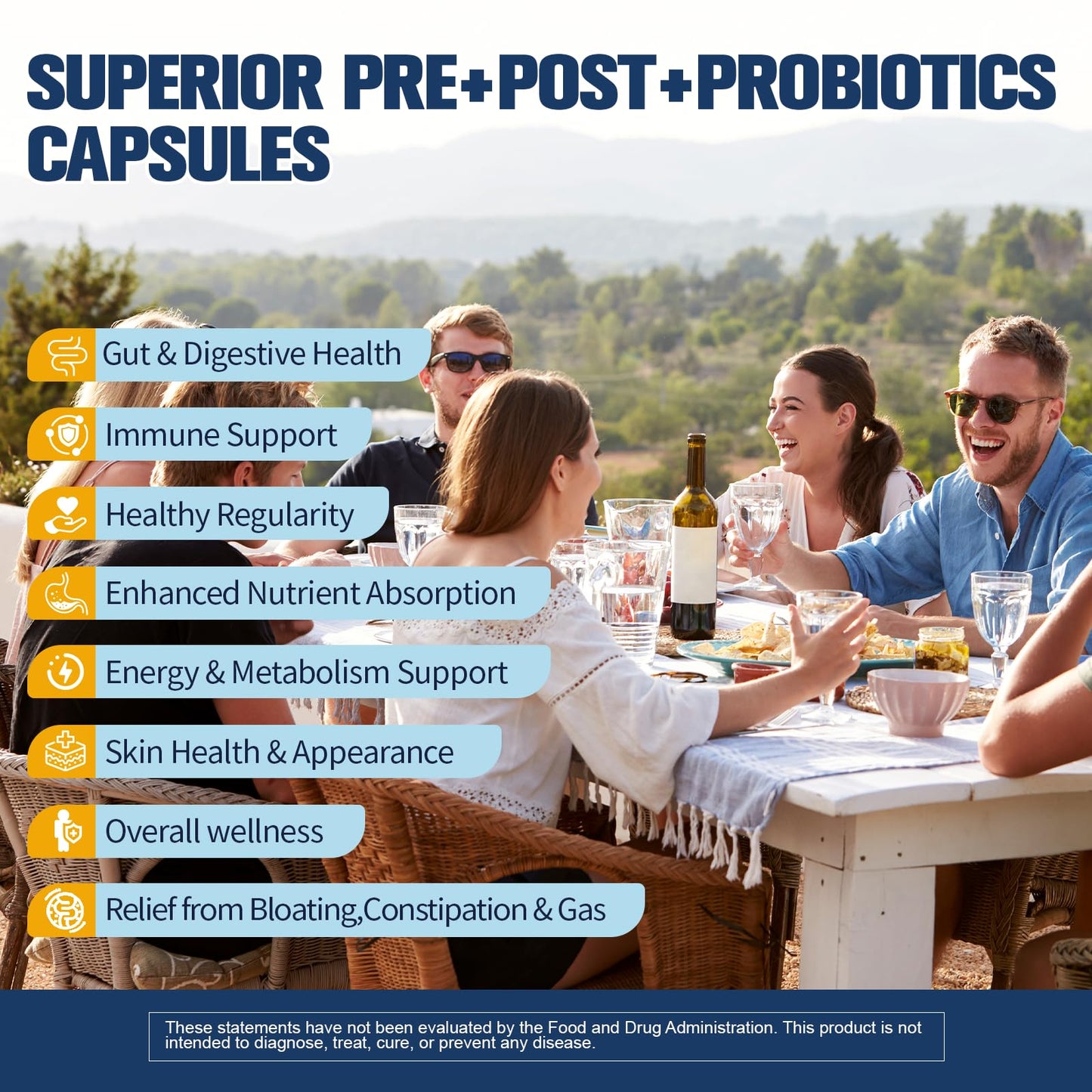 Totaria 5-in-1 Probiotic Prebiotic & Postbiotic for Women Men, 60 Billion CFU, 24 Strains with Digestive Enzymes, Slippery Elm, Daily Complete Gut Health, Digestive & Immune Support, 240 Capsules