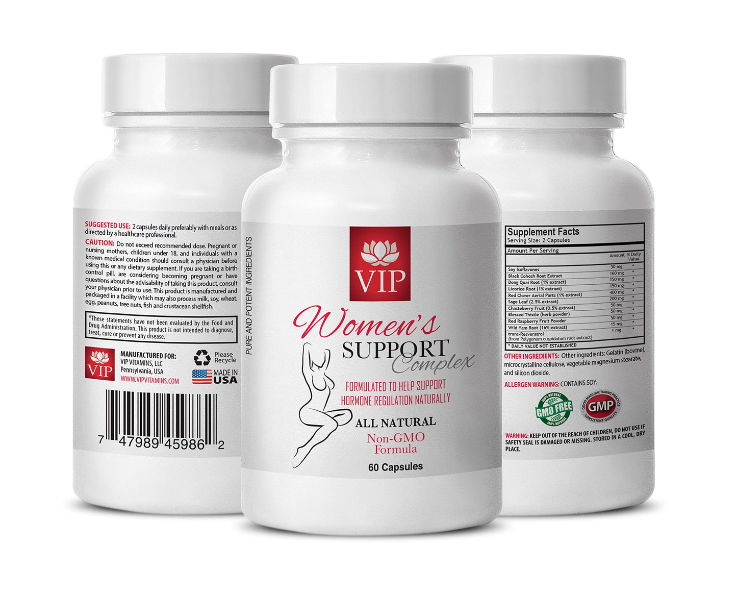 SKIN CARE SOLUTIONS Women's Support Complex, 120 Capsules