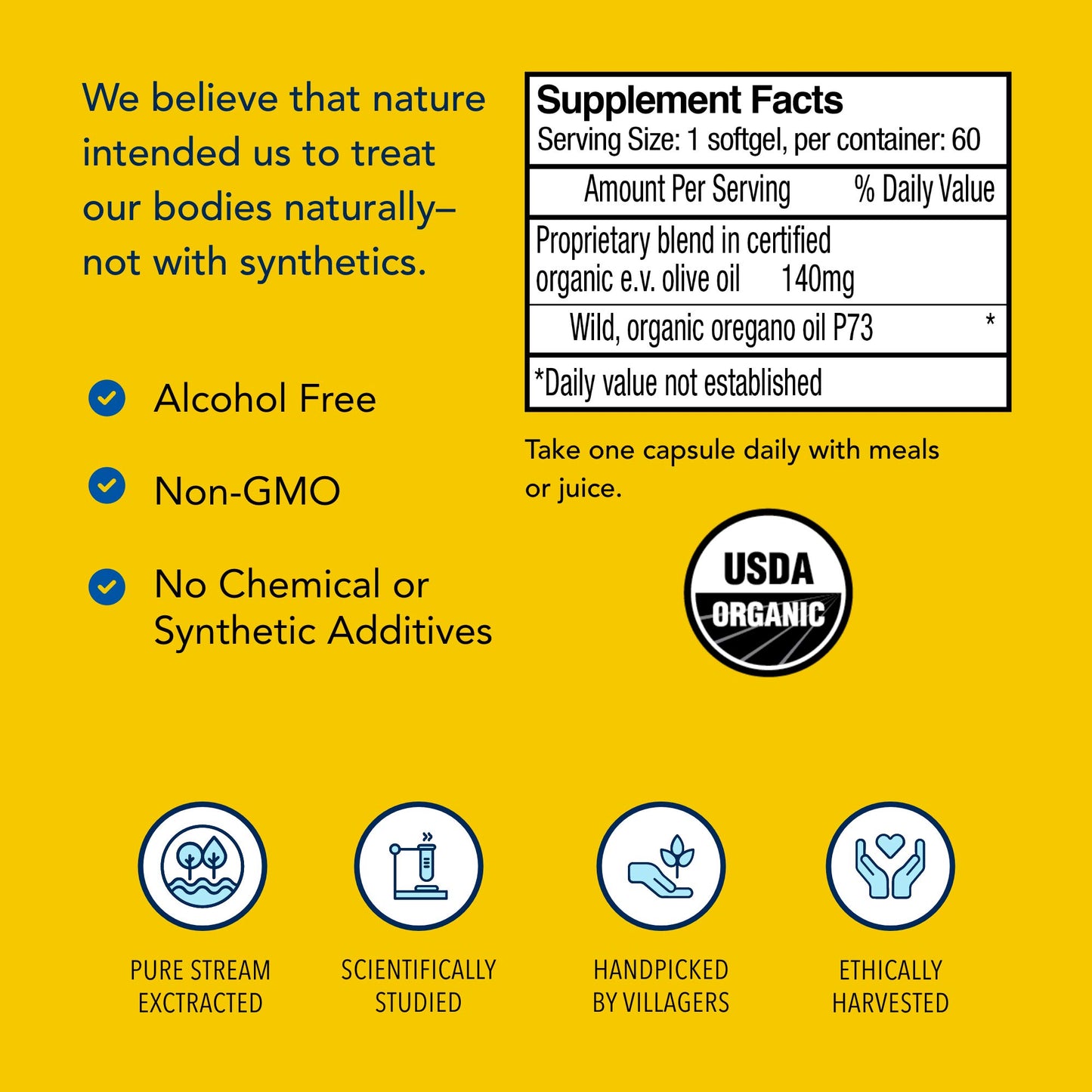 North American Herb & Spice Oreganol P73 120 Softgels