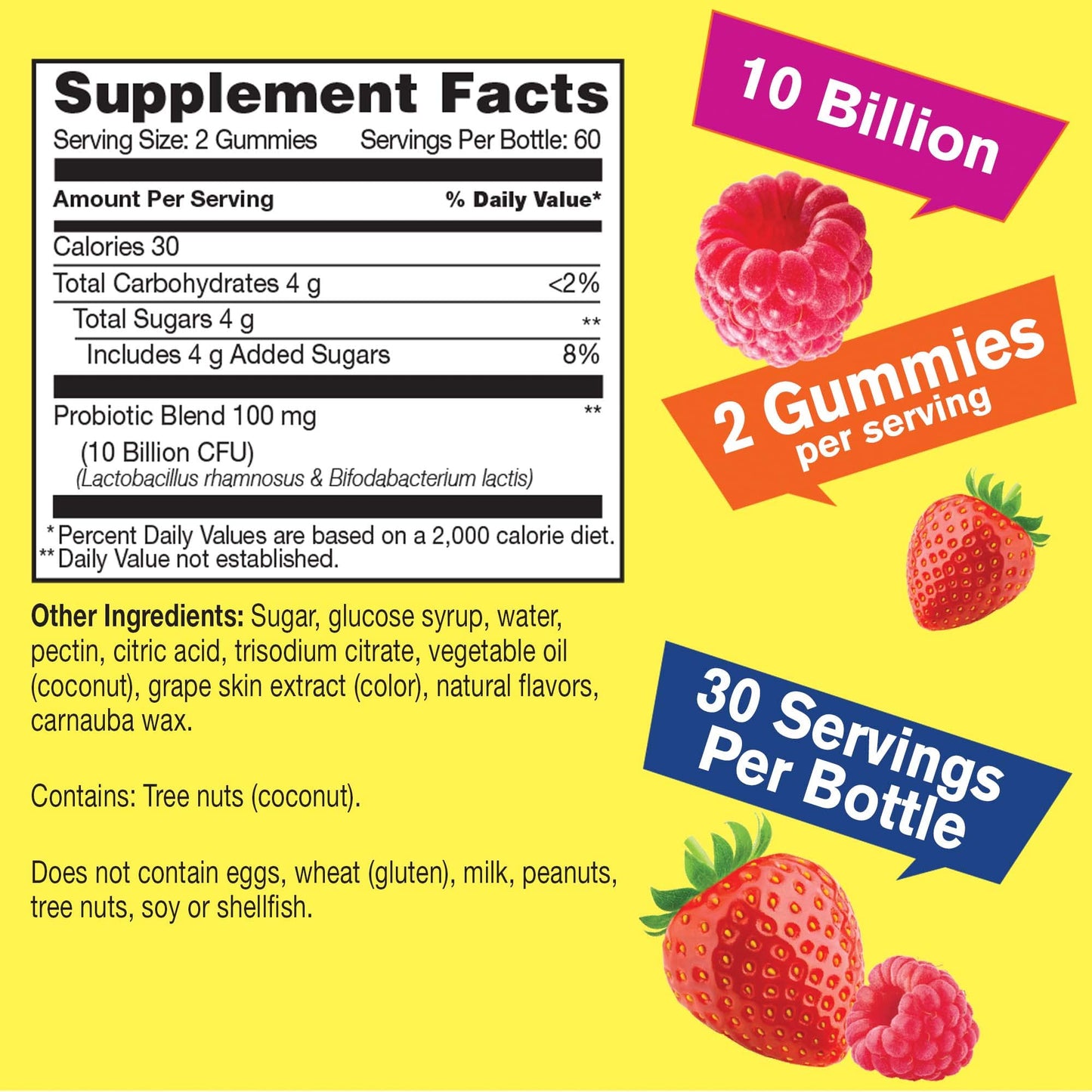 WellYeah Probiotics for Women Gummies 60 Count