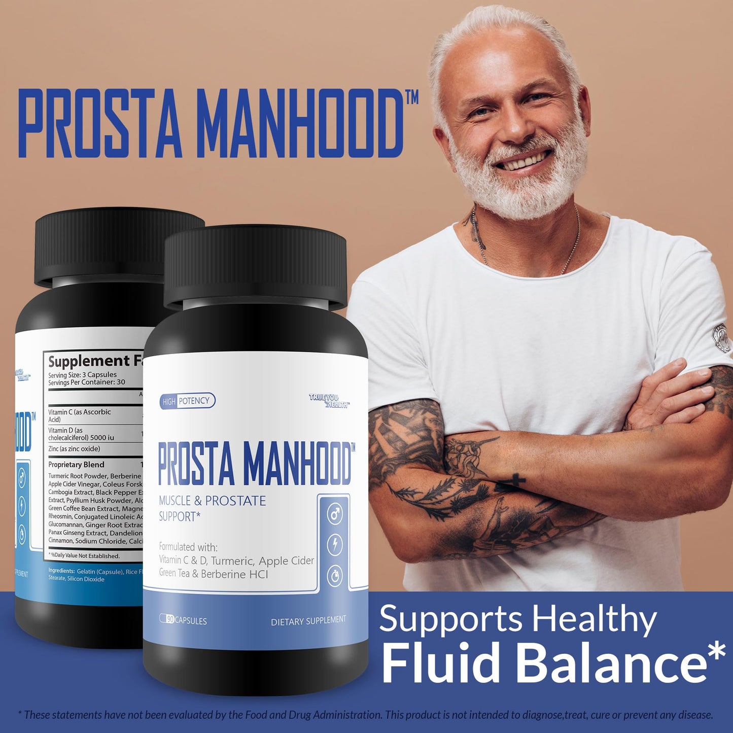 Generic Prosta Manhood Prostate Support Capsule 1 Count