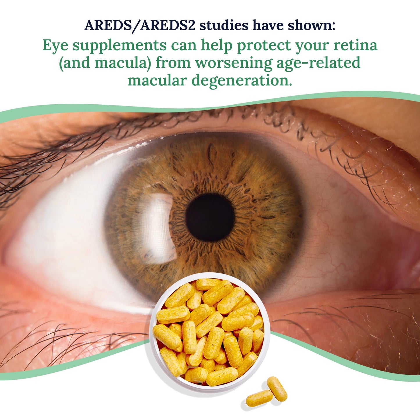 CorneaCare Multivitamin for Vision & Health Dry Eye Supplements 60 Tablets