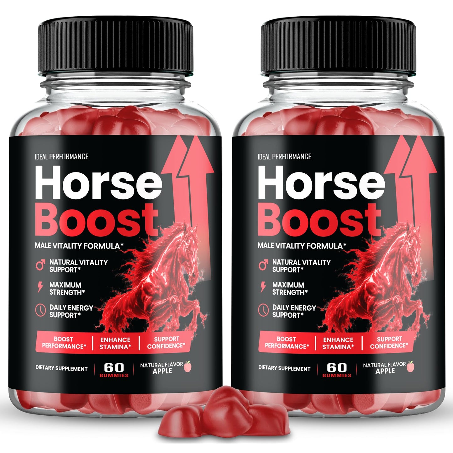 IDEAL PERFORMANCE Horse Boost for Men Gummies 120 Count
