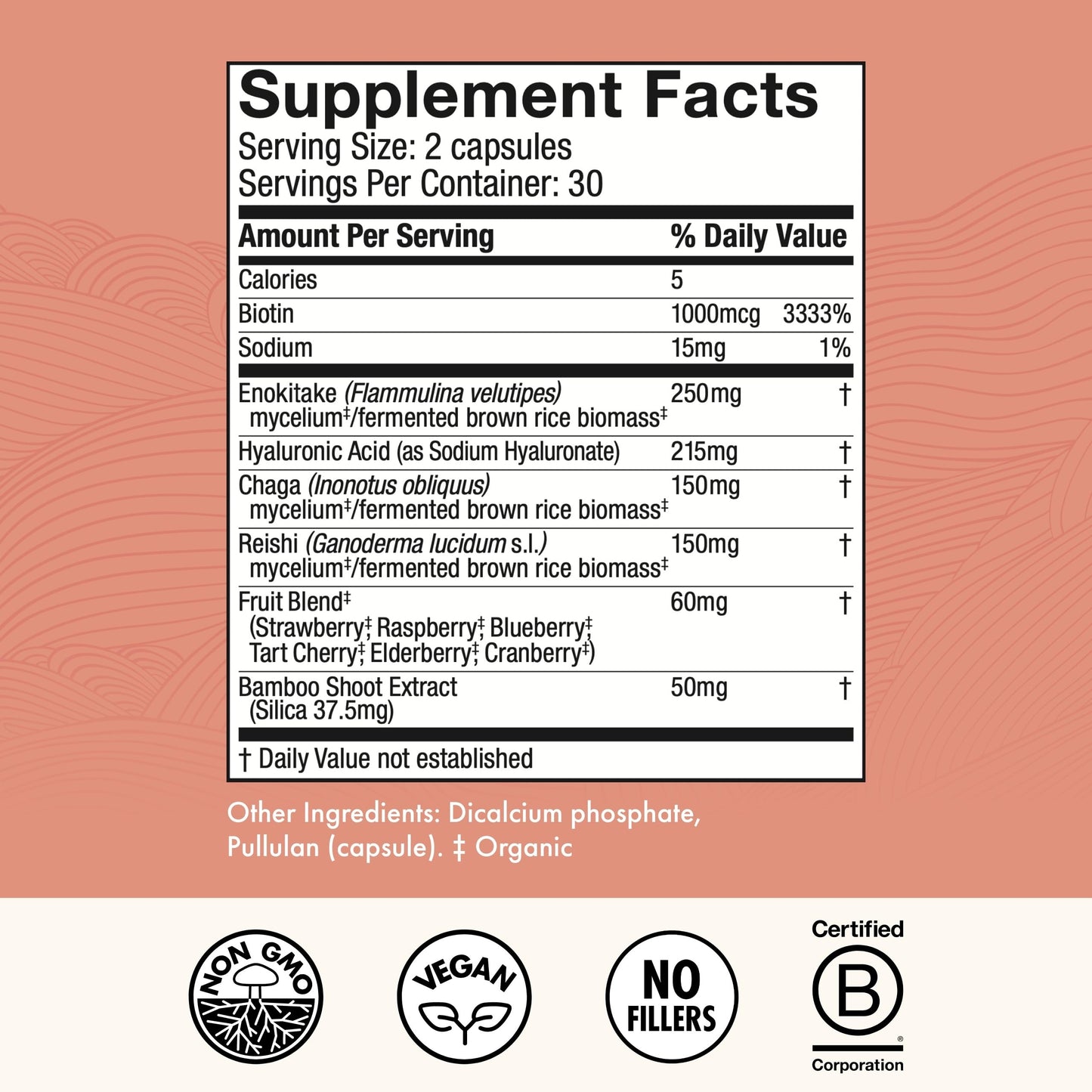 Host Defense MycoBenefits Beauty Capsules, 60 Capsules