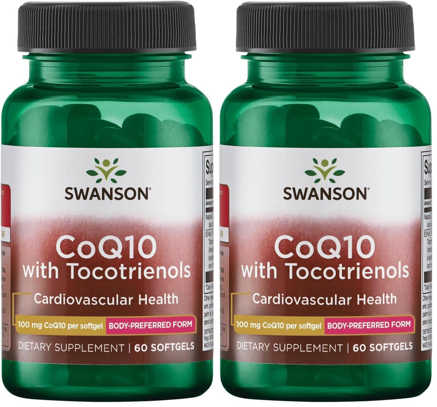 Swanson CoQ10 100 mg with 10 mg Tocotrienols, 120 Capsules