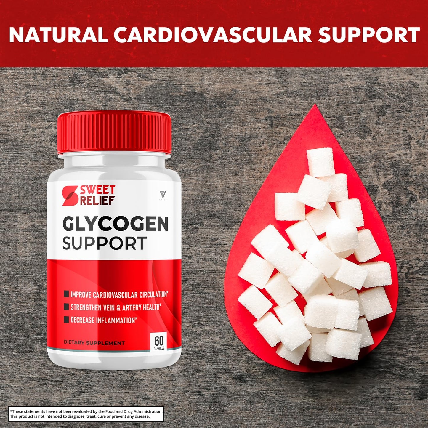 Fyvus Sweet Relief Glycogen Support Capsules, 180 Capsules