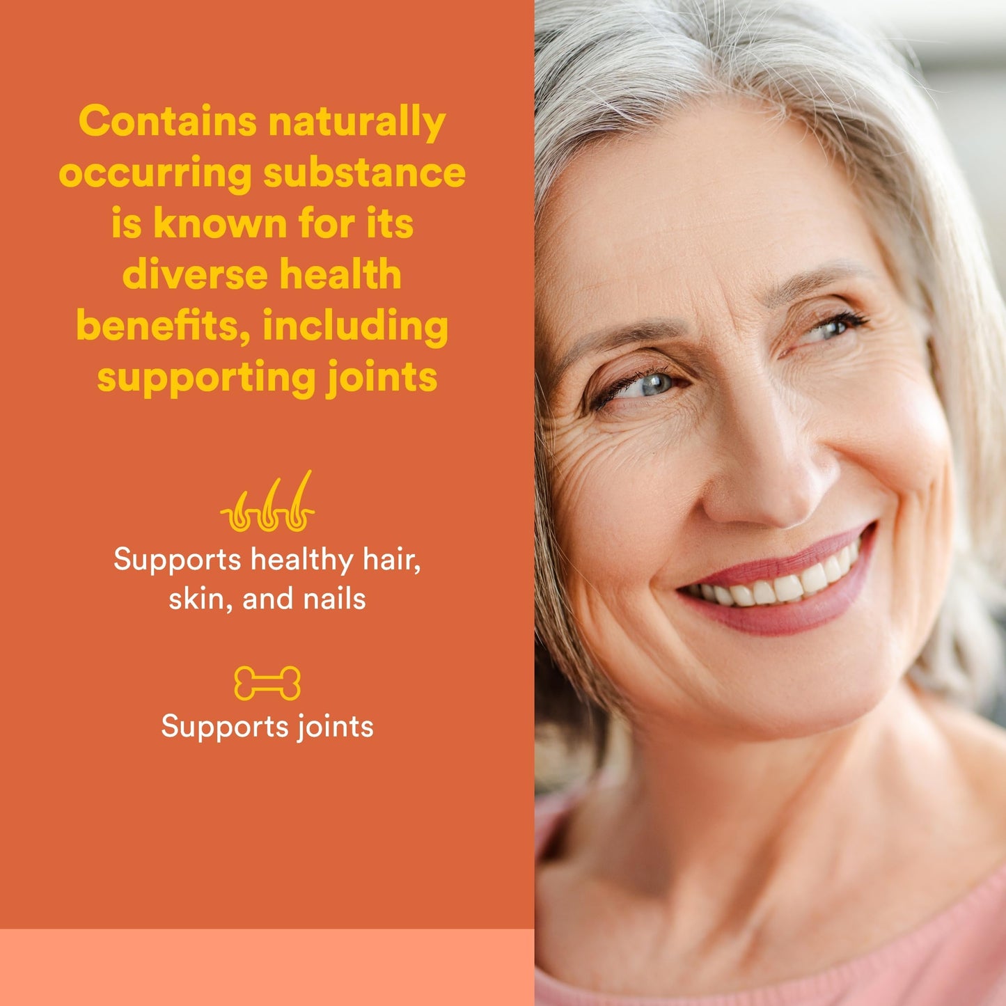 Natural Factors MSM 1000 mg Capsule, 90 Capsules