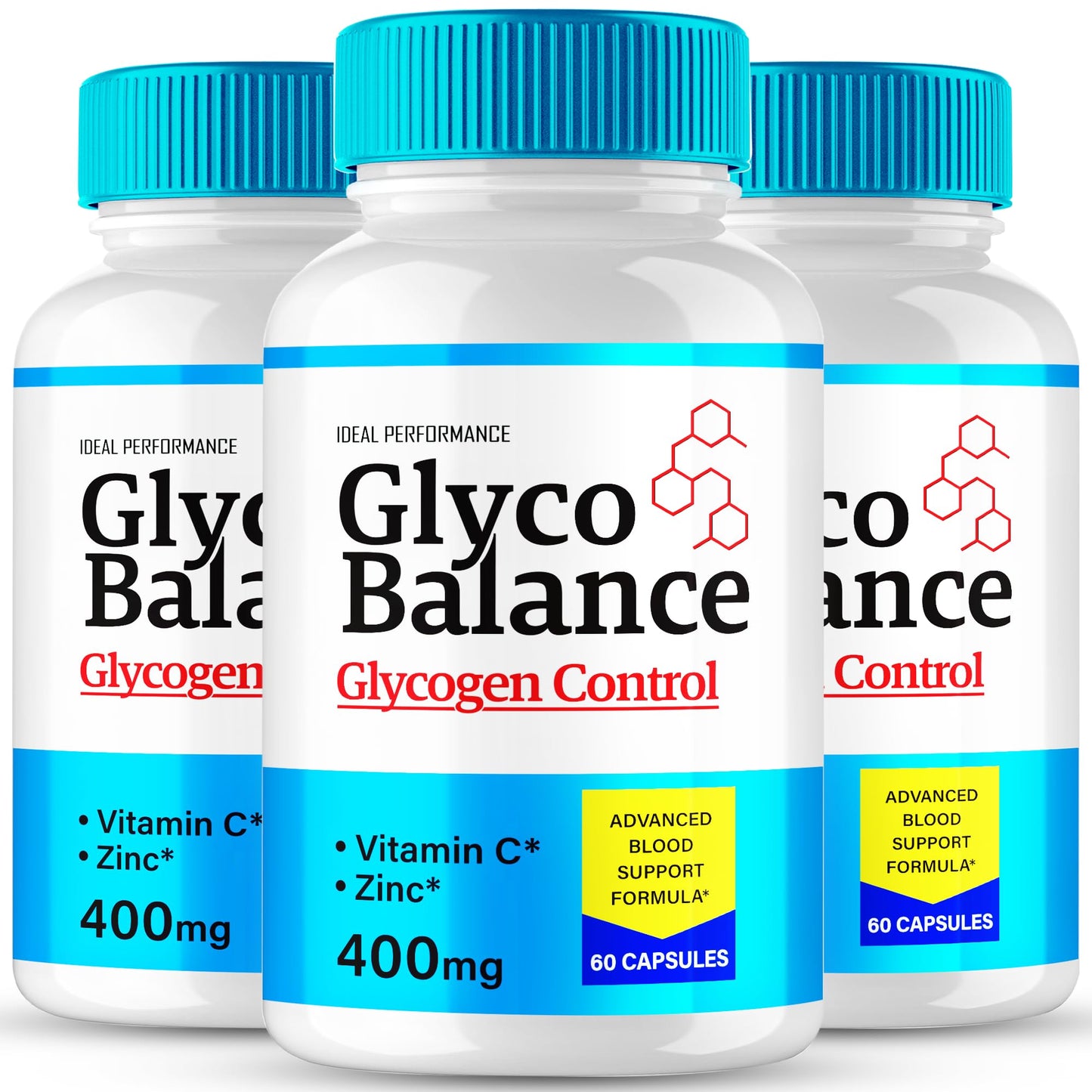 IDEAL PERFORMANCE Glyco Balance Advanced Blood Formula Capsules 180 Count