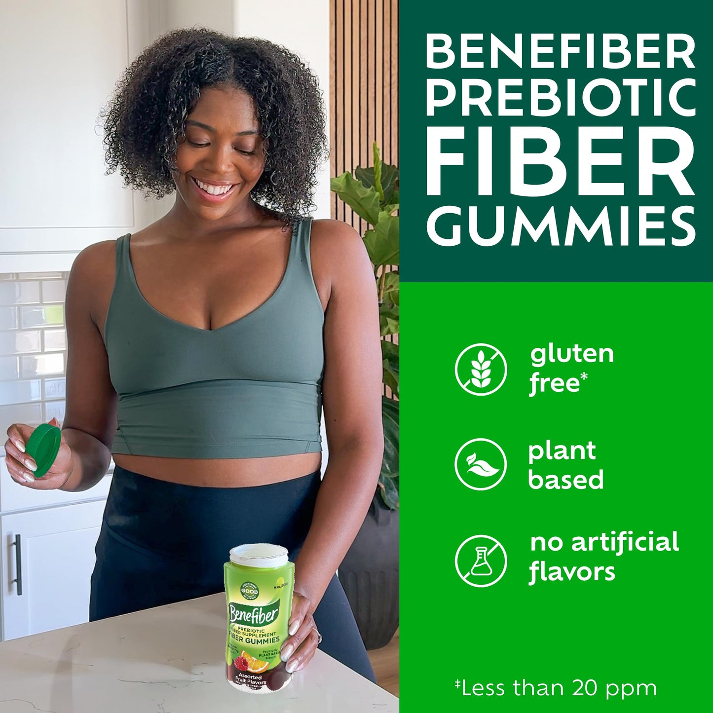 Benefiber Prebiotic GLP-1 Friendly Fiber Supplement Gummies, 81 Count