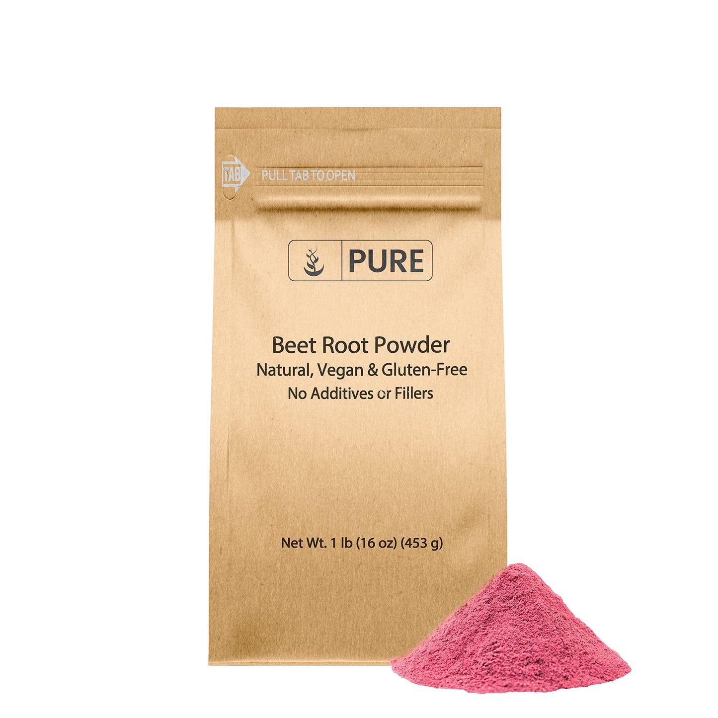 PURE ORIGINAL INGREDIENTS Beet Root, Spirulina, & Chlorella Bundle Powder 3 Pack
