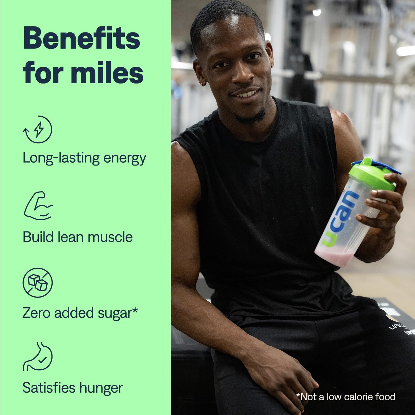 UCAN Energy + Whey Protein Powder Cookies & Cream 12 Servings