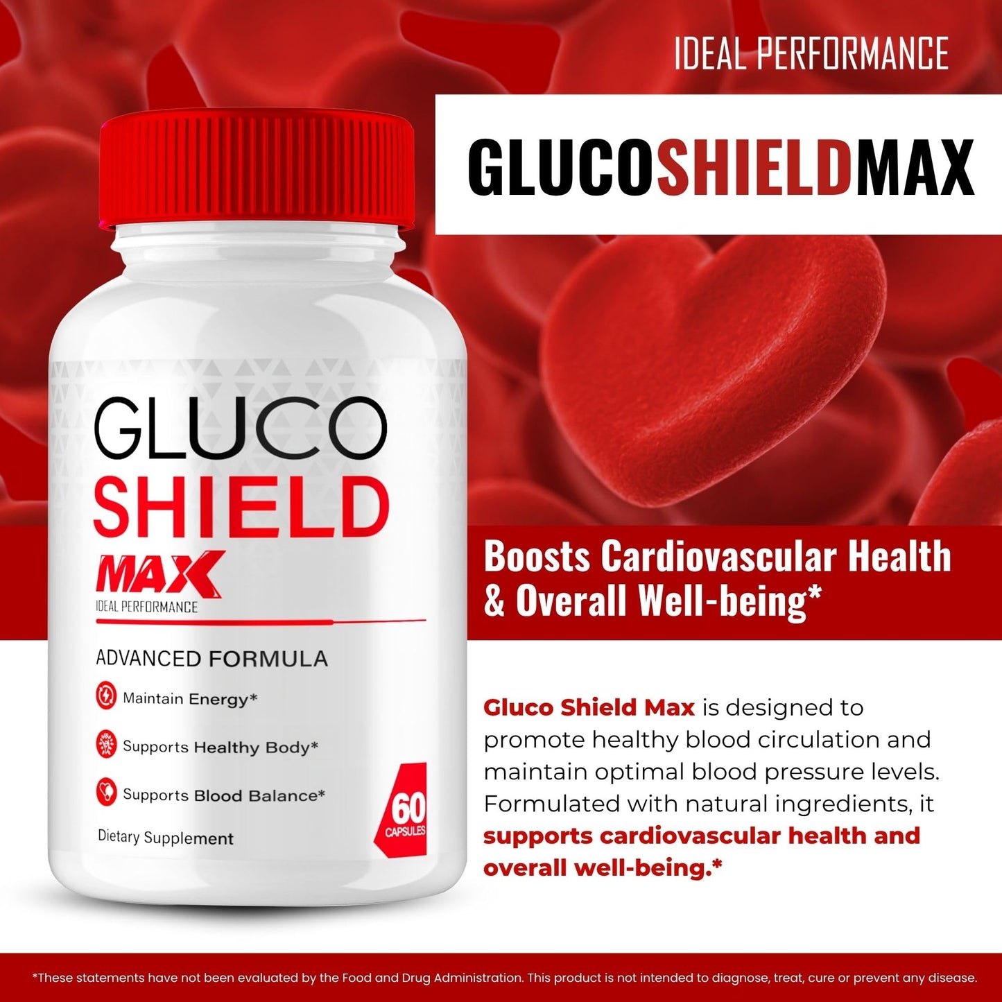 IDEAL PERFORMANCE Gluco Shield Max Capsules 120 Capsules