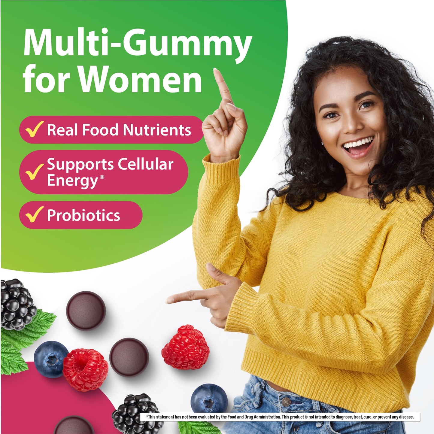 Rainbow Light Women's One + Multivitamin Gummies, 60 Count
