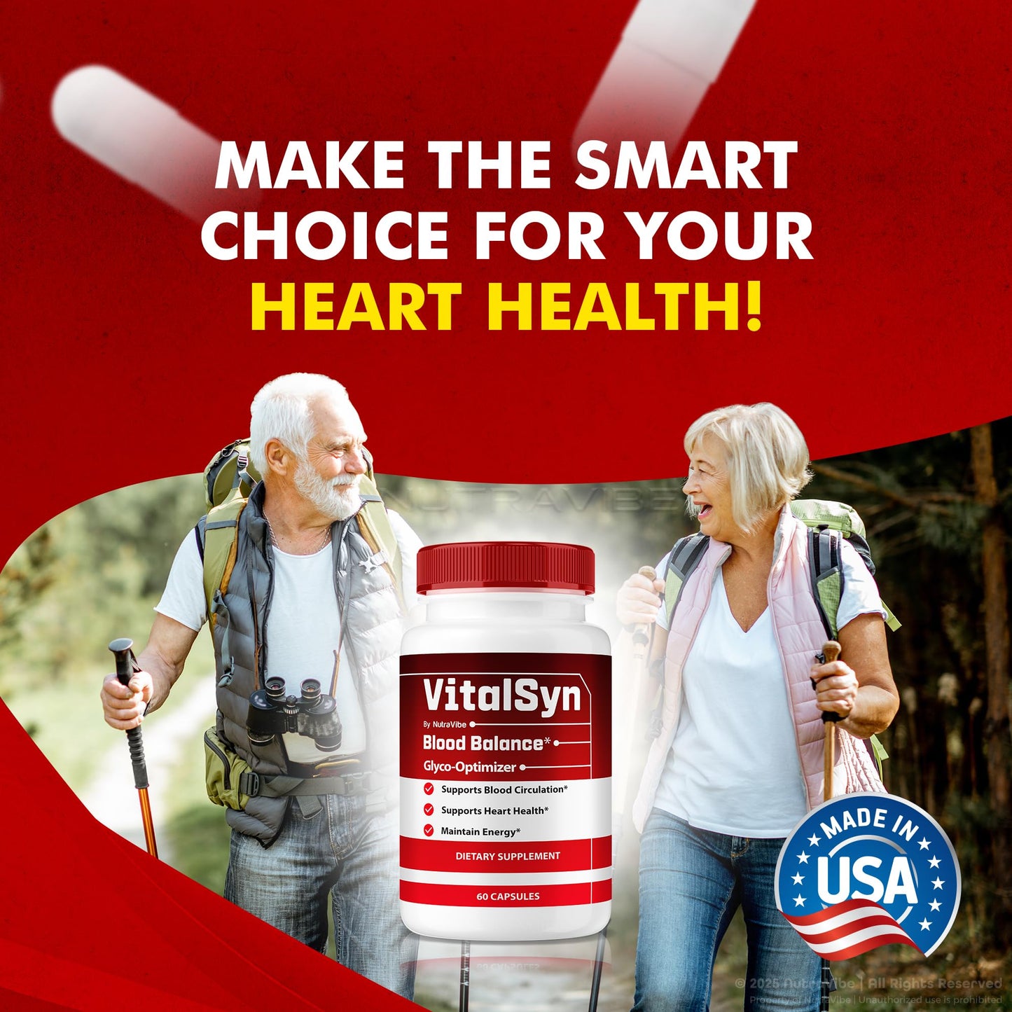 NutraVibe VitalSyn Blood Balance Glyco Optimizer Capsules 120 Capsules