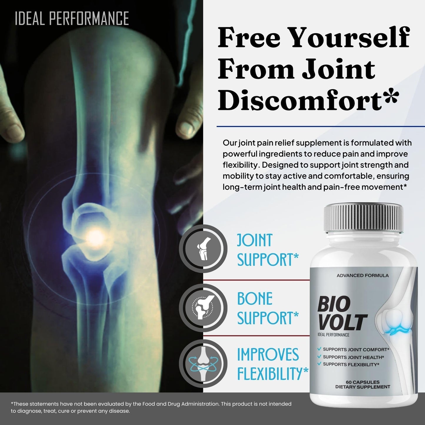 IDEAL PERFORMANCE BioVolt Joint Supplement 120 Capsules