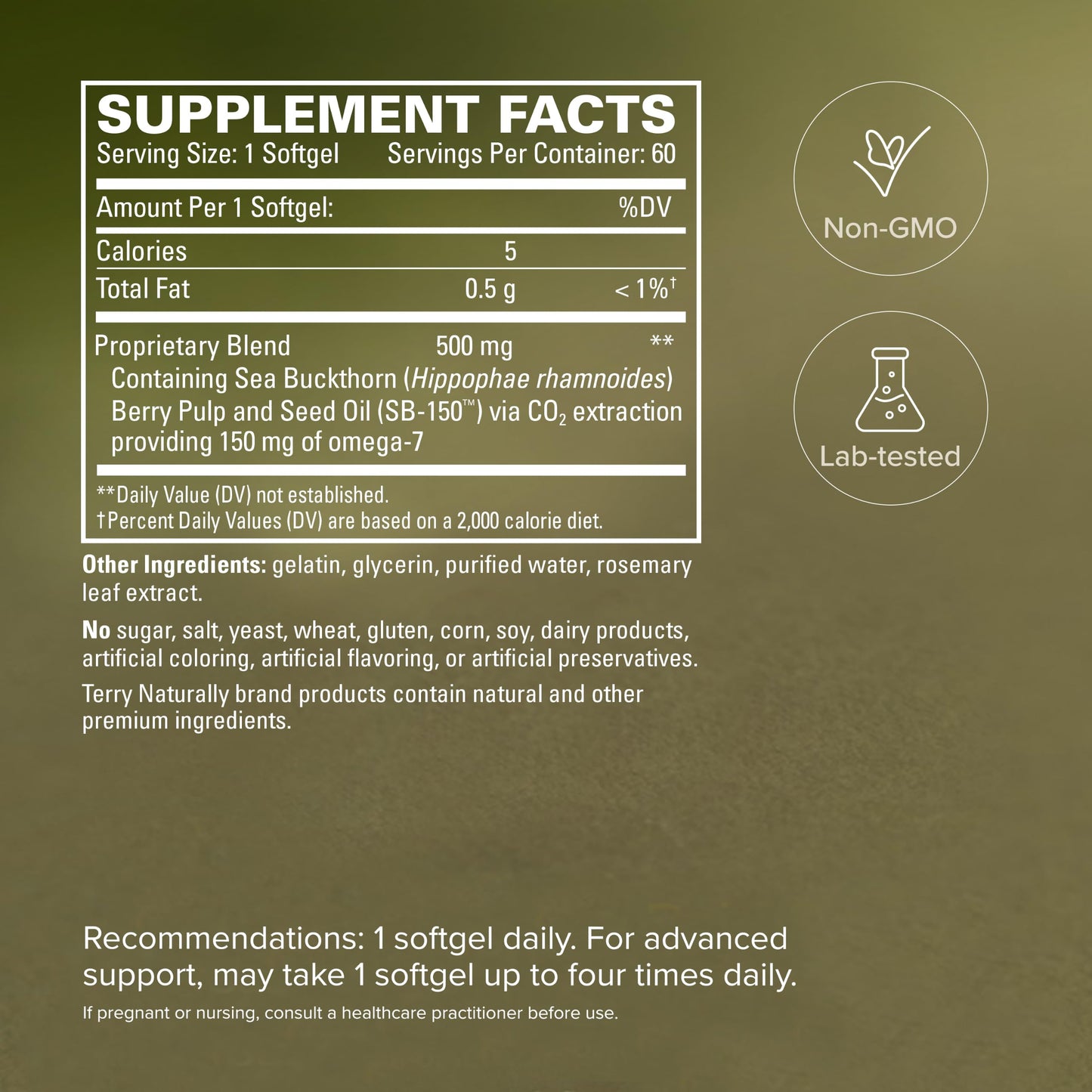 Terry Naturally Omega-3-6-9 Softgels 60 Count