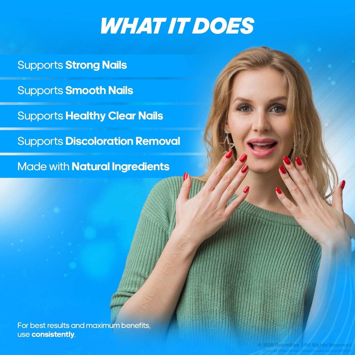 NutraRize Nano Defense Pro Nail Support Capsules, 300 Capsules