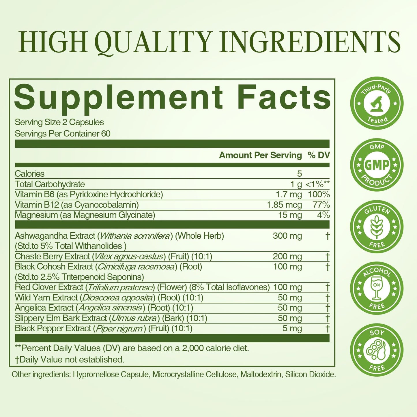 GREENPEOPLE Menopause Supplements for Women Capsules 120