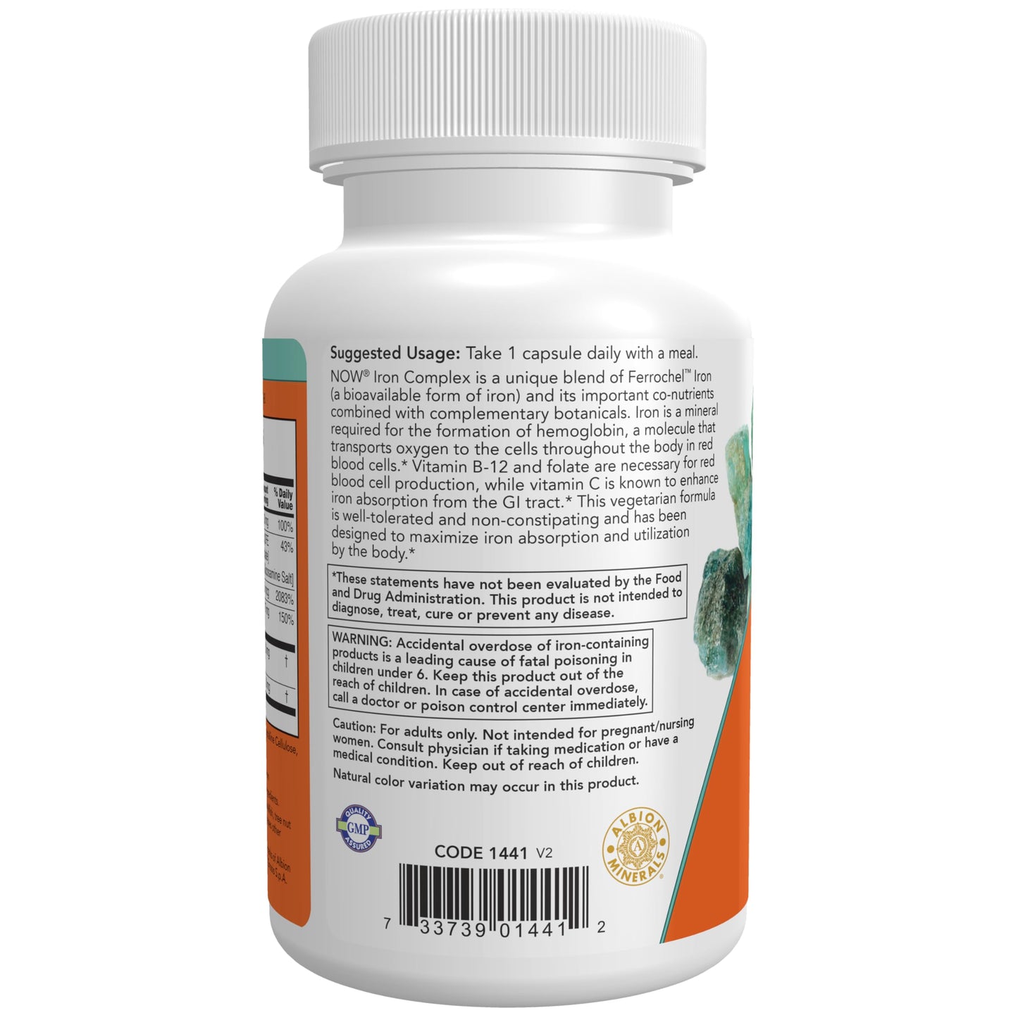 NOW Foods Iron Complex Capsule 100