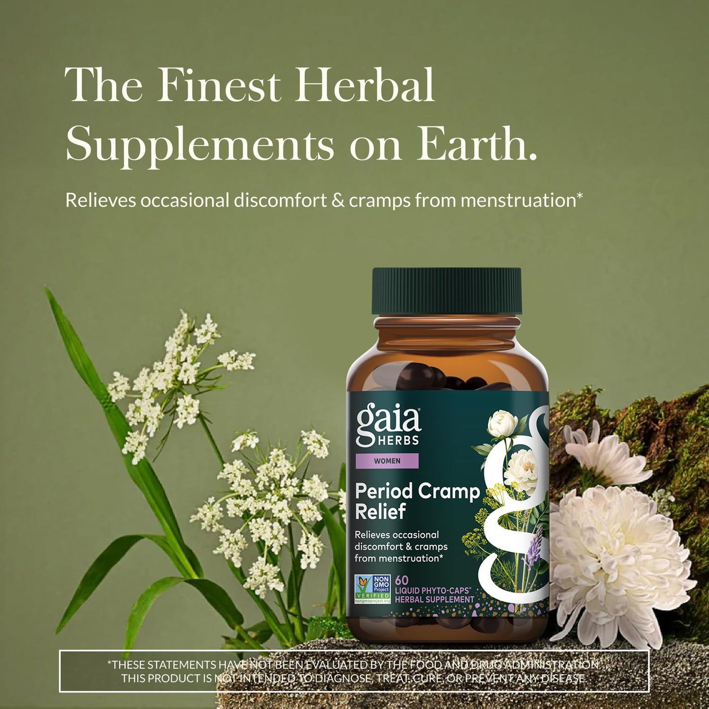 Gaia Herbs Cramp Relief Capsule 60 Count