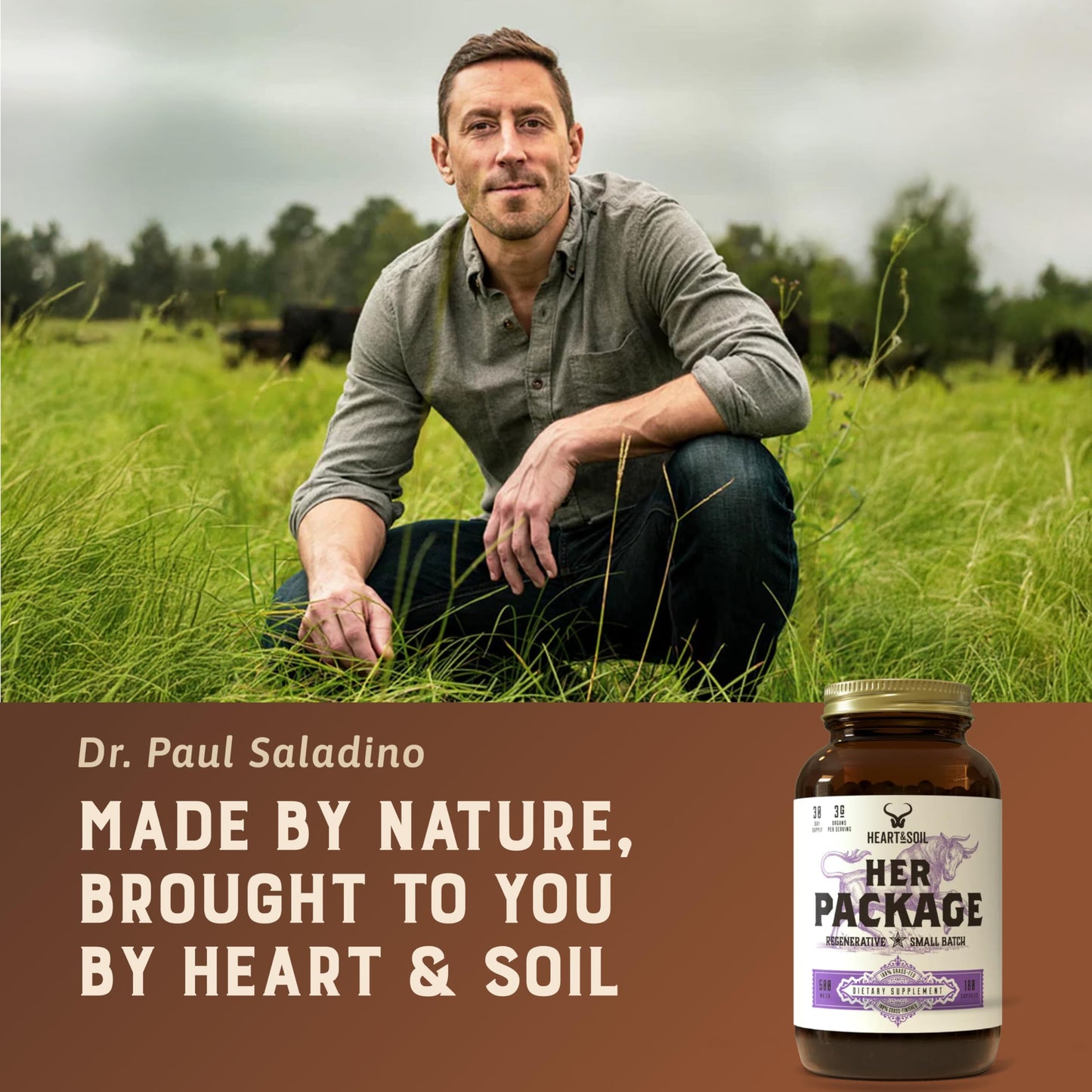 HEART & SOIL Her Package Supplement Capsules 180