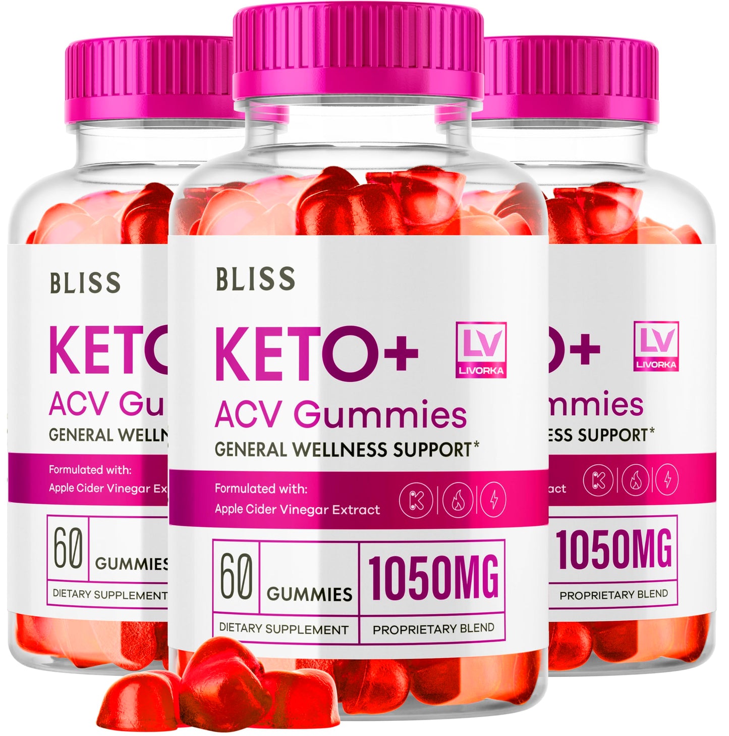 LIVORKA Bliss Keto ACV Gummies Gummy 180