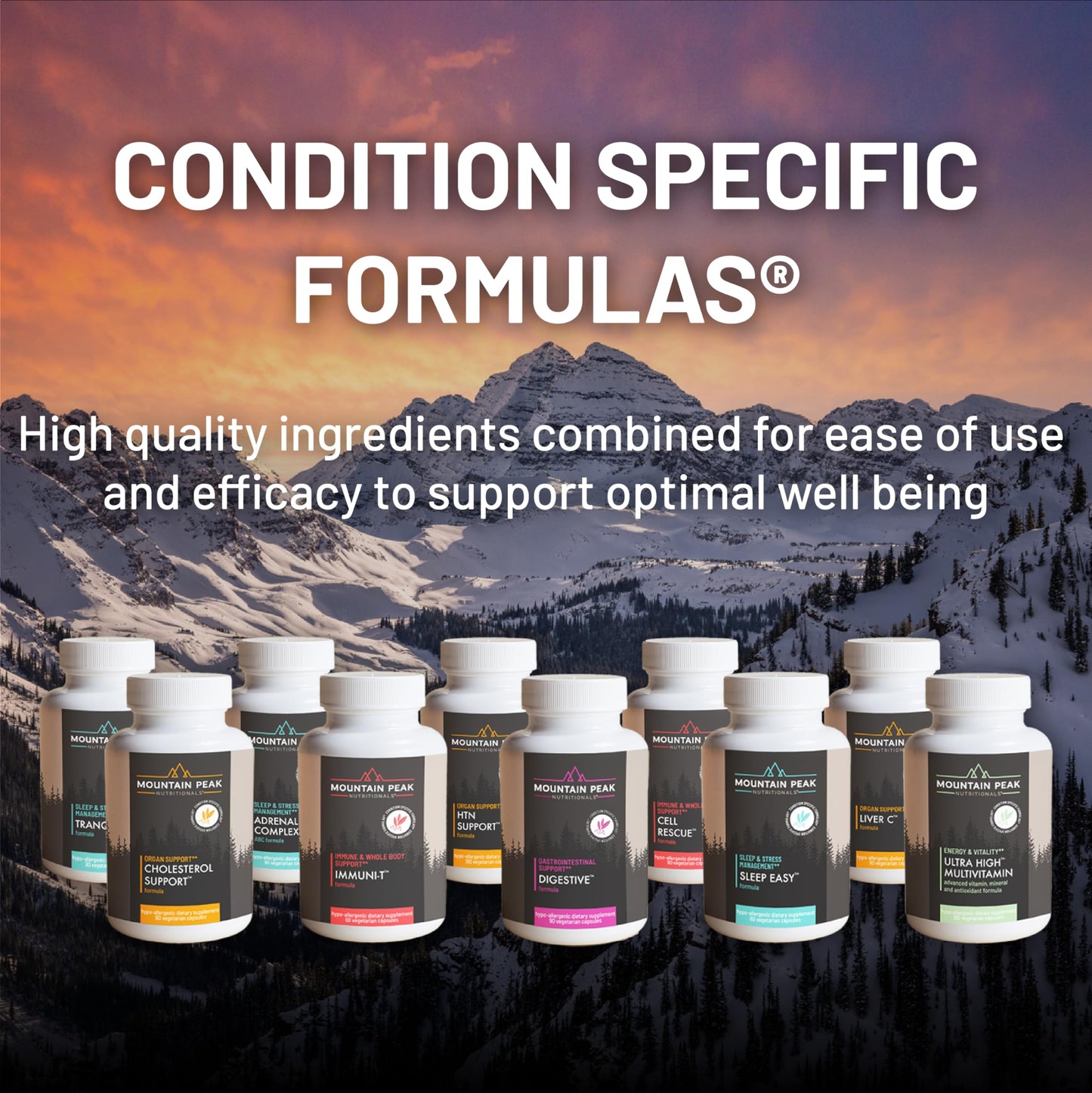 Mountain Peak Nutritionals Glycemic Formula Metabolic Support Capsules 90 Count