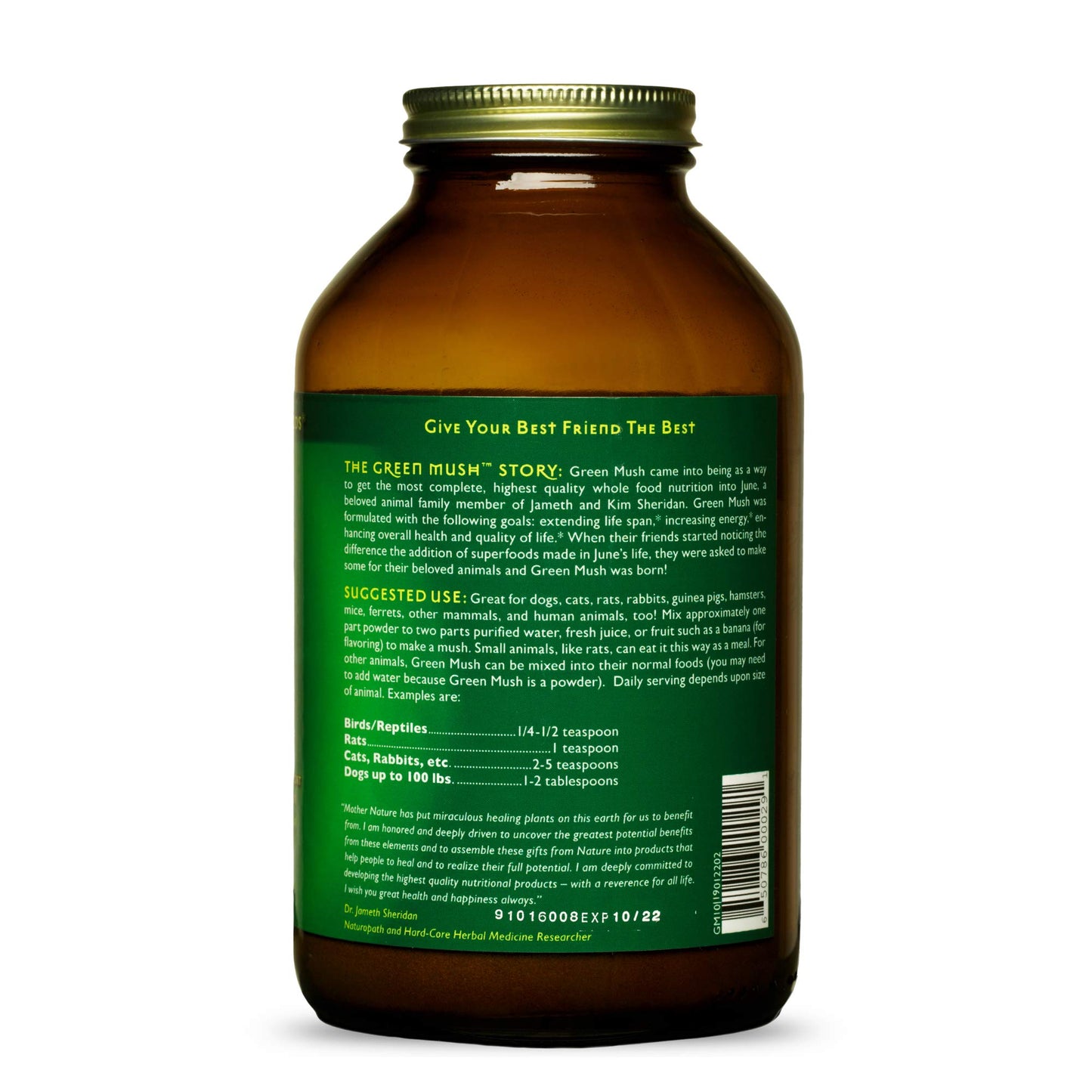 HealthForce SuperFoods Green Mush Powder 10 oz