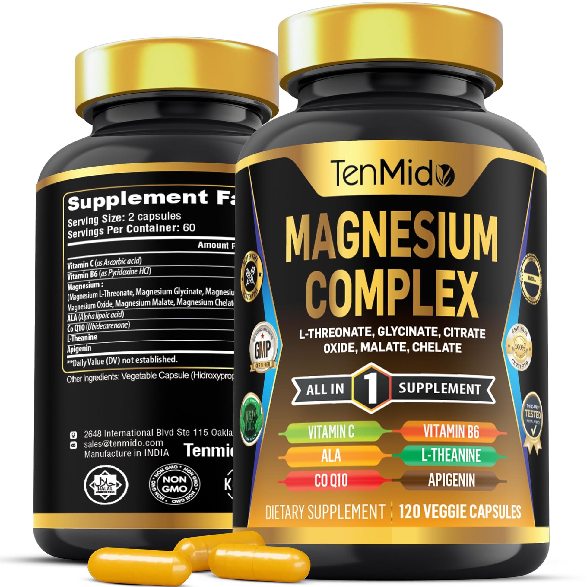 Tenmido Magnesium Complex Capsule 120 Count