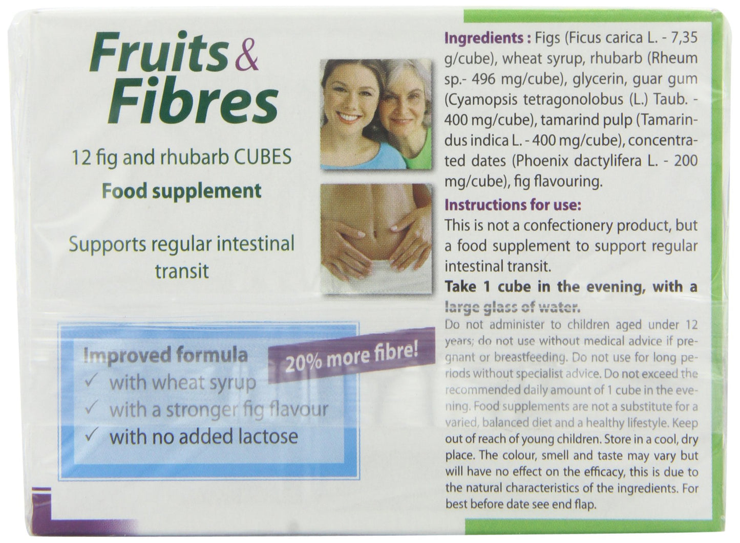 Ortis Digestive Health Fruits & Fibres Easy Chewable 4.23 oz