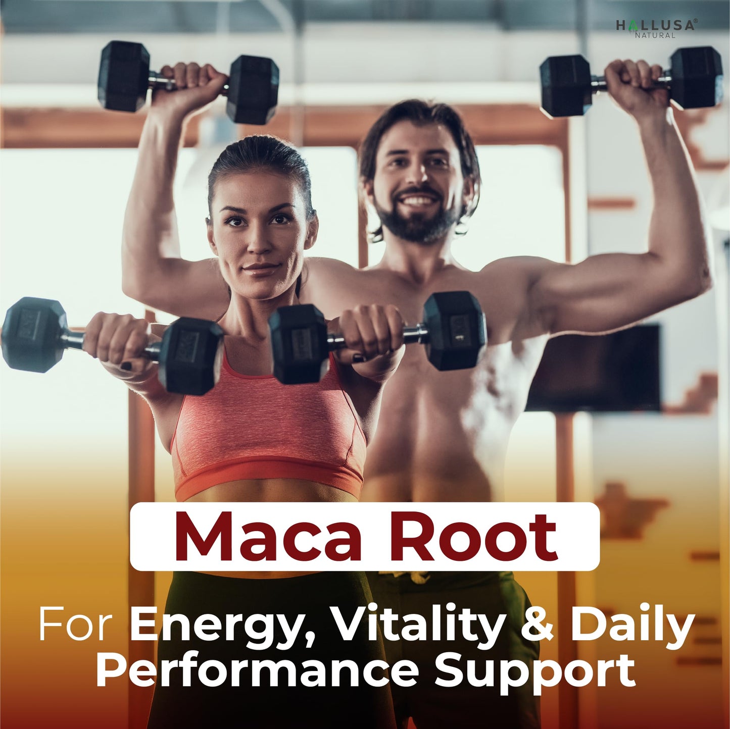 Hallusa Natural Maca Capsule 60 Count