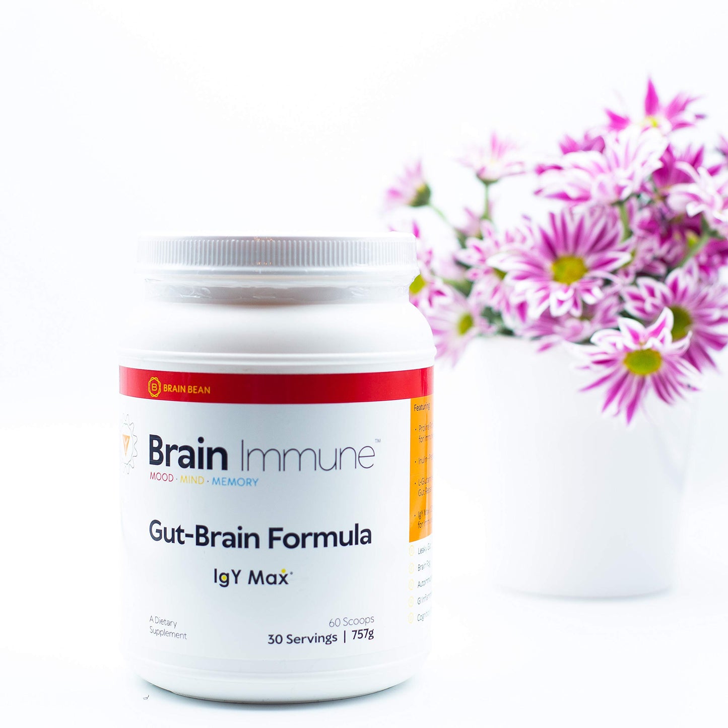 Brain Bean Brain-Immune Powder 26.7 oz