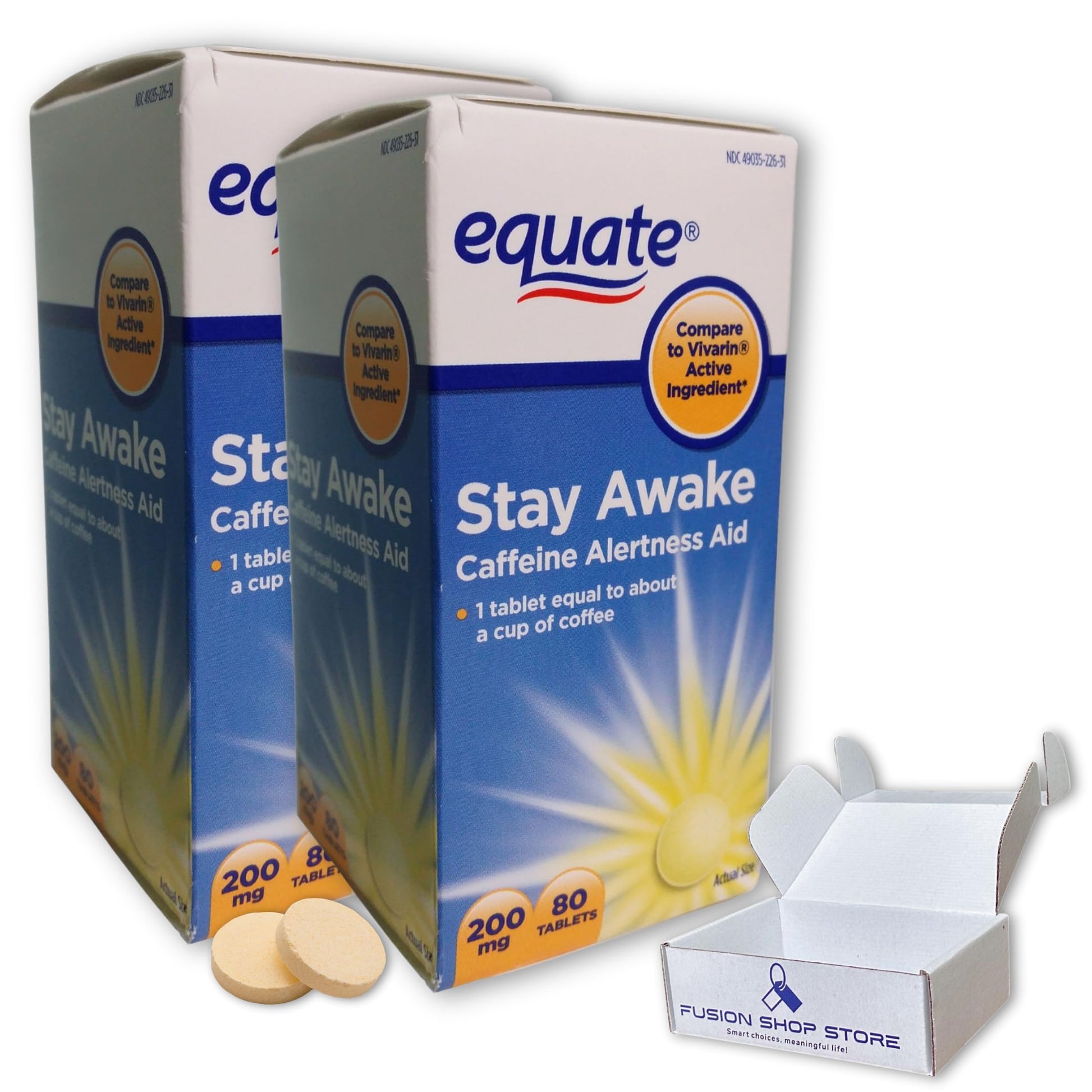 Fusion Shop Store Caffeine Stay Awake 200mg 80 Tablets