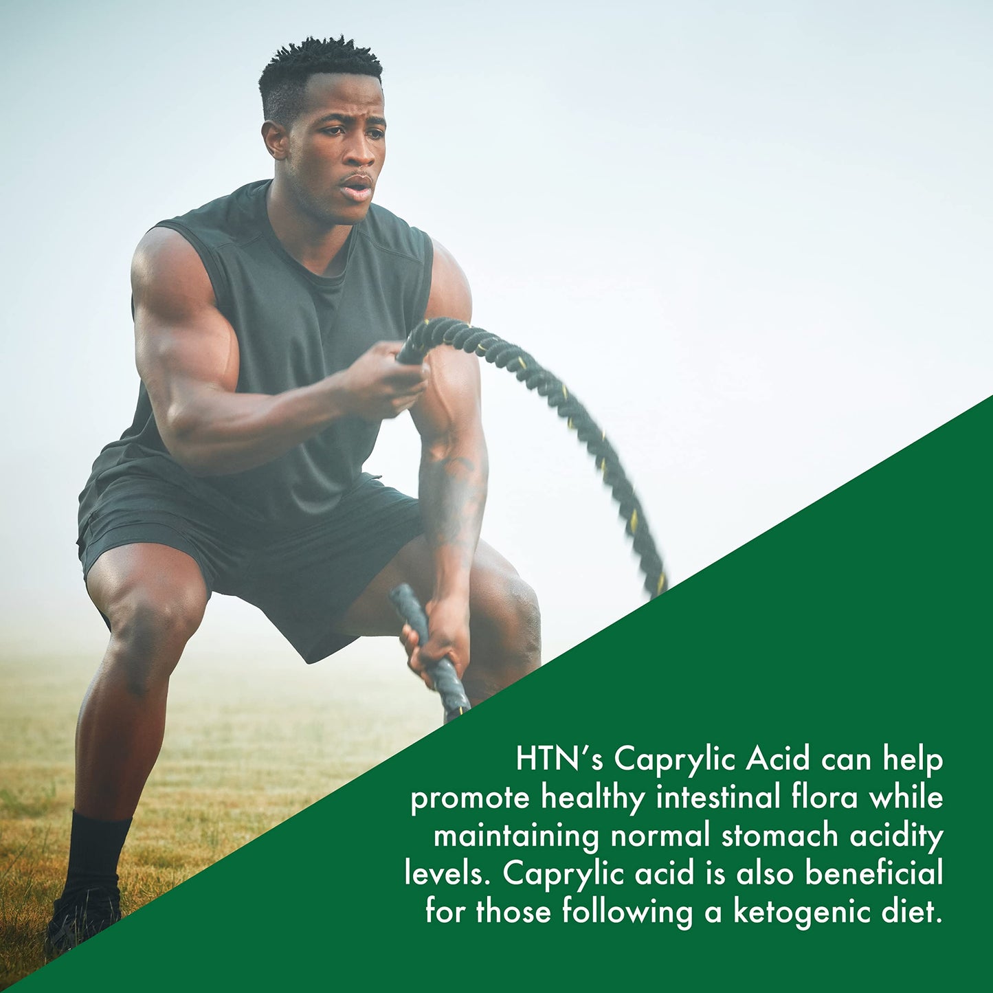 Health Thru Nutrition Caprylic Acid 600mg Softgels 100 Count